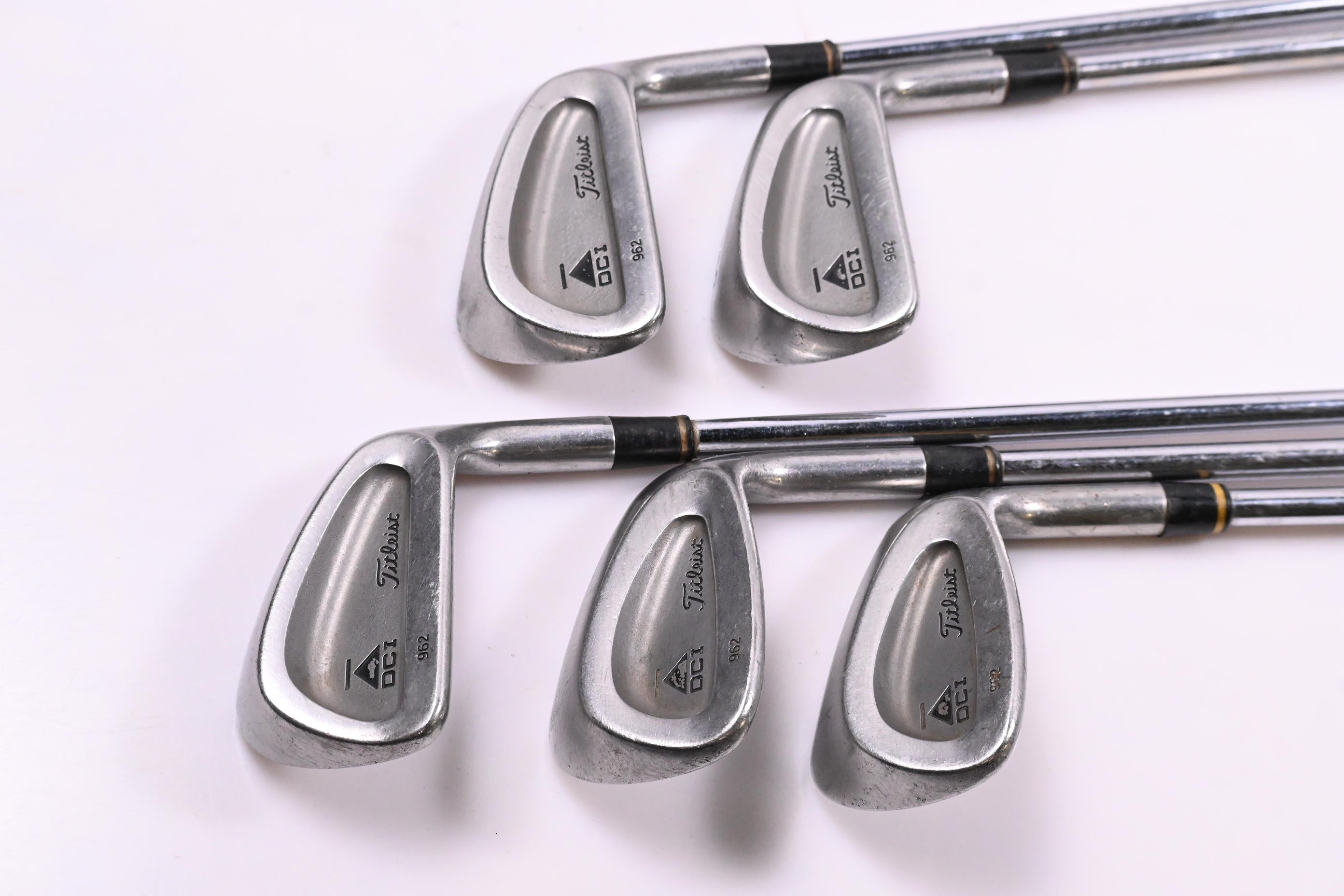 Titleist DCI 962 Irons / 5-PW / Regular Flex Dynamic Gold Shafts / No #8 Iron