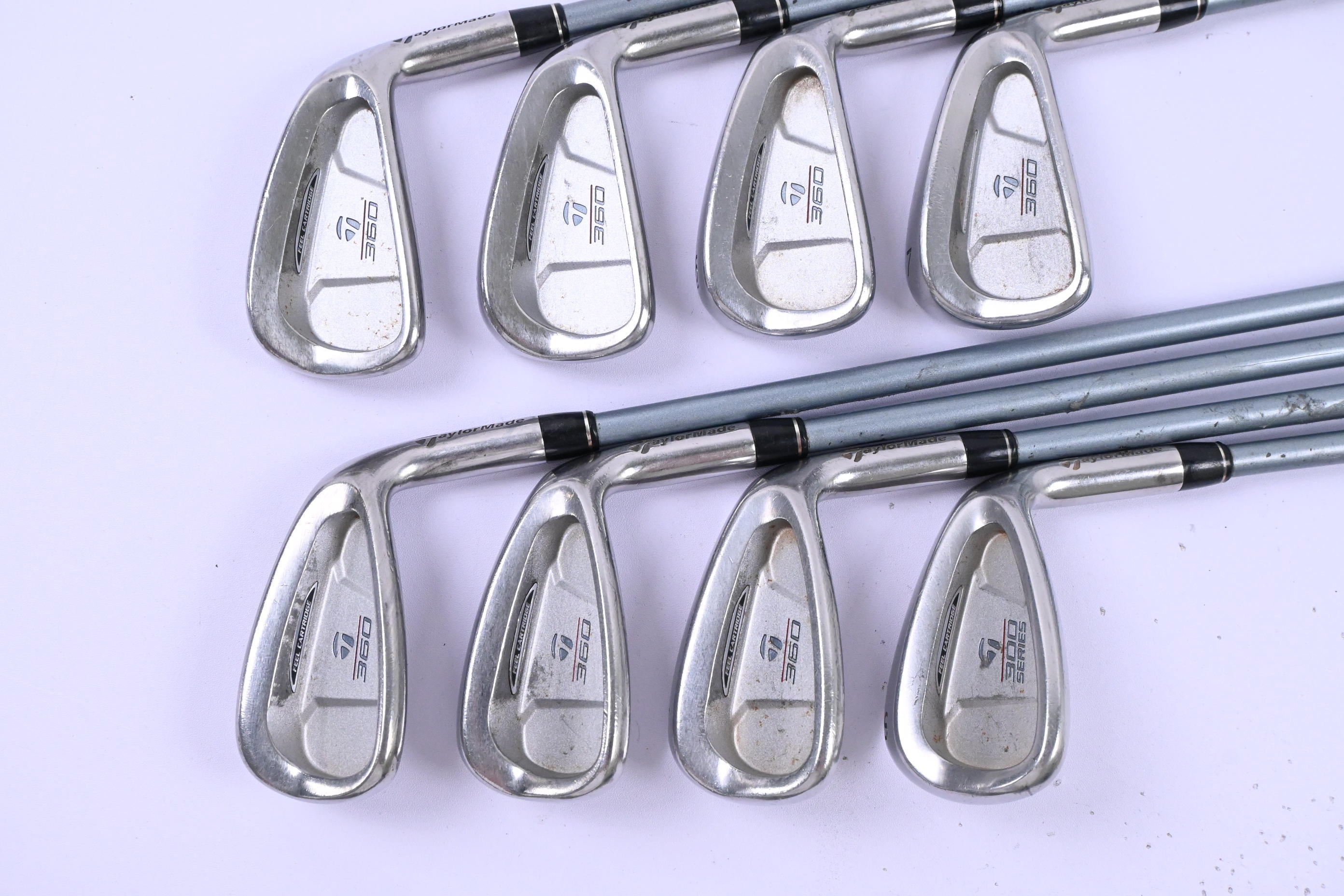 Ladies Taylormade 360 Series Irons / 4-PW+SW / Ladies Flex Taylormade 60 Shafts