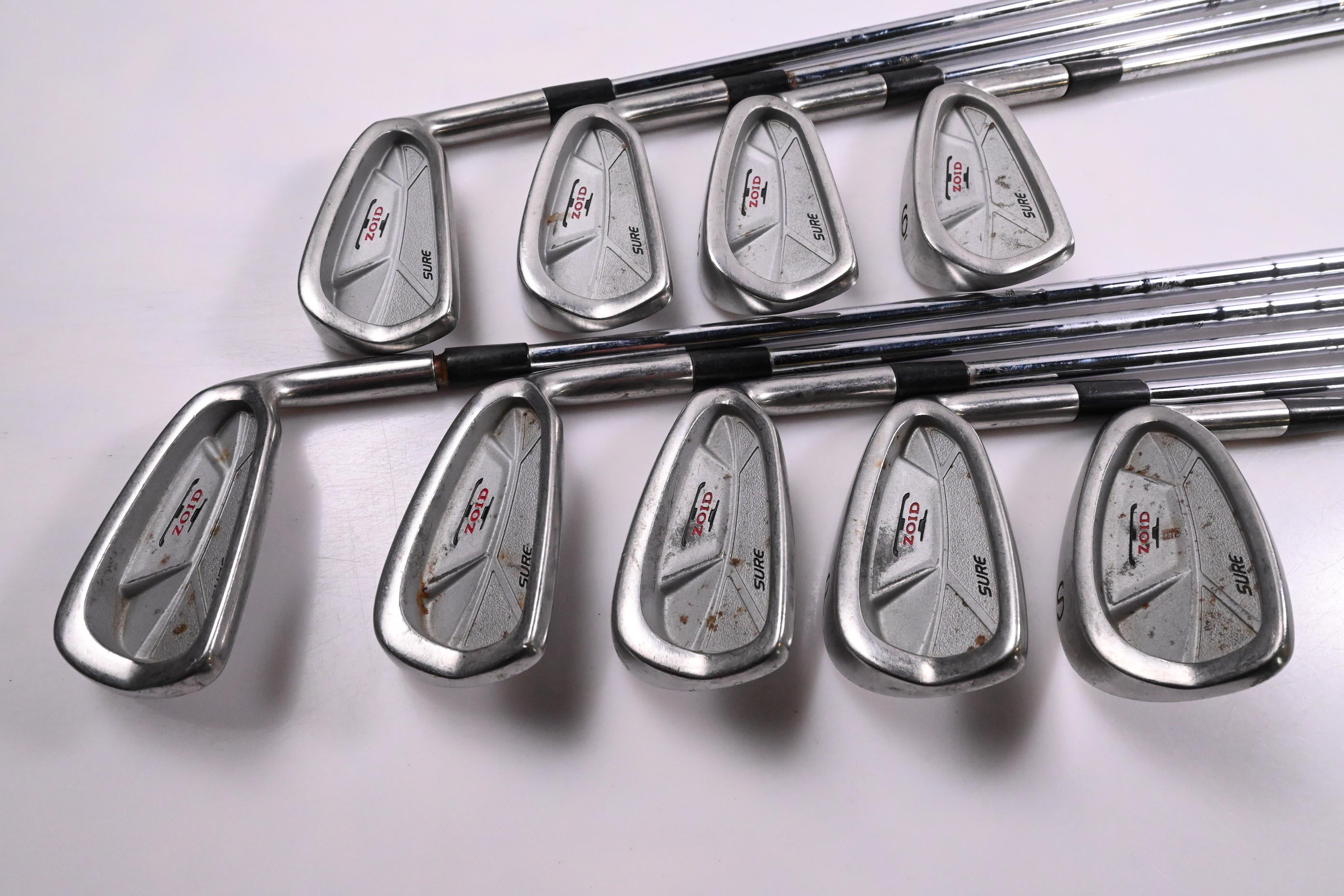 Mizuno T-Zoid Sure Irons / 3-PW+SW / Regular Flex Mizuno Dynaflex Shafts