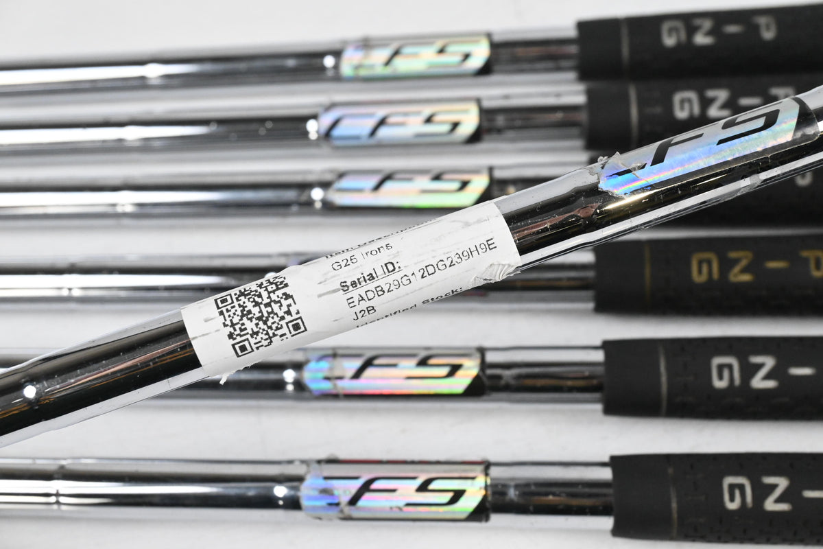 Ping G25 Irons / 5-PW+SW / Blue Dot / Regular Flex Ping CFS Shafts