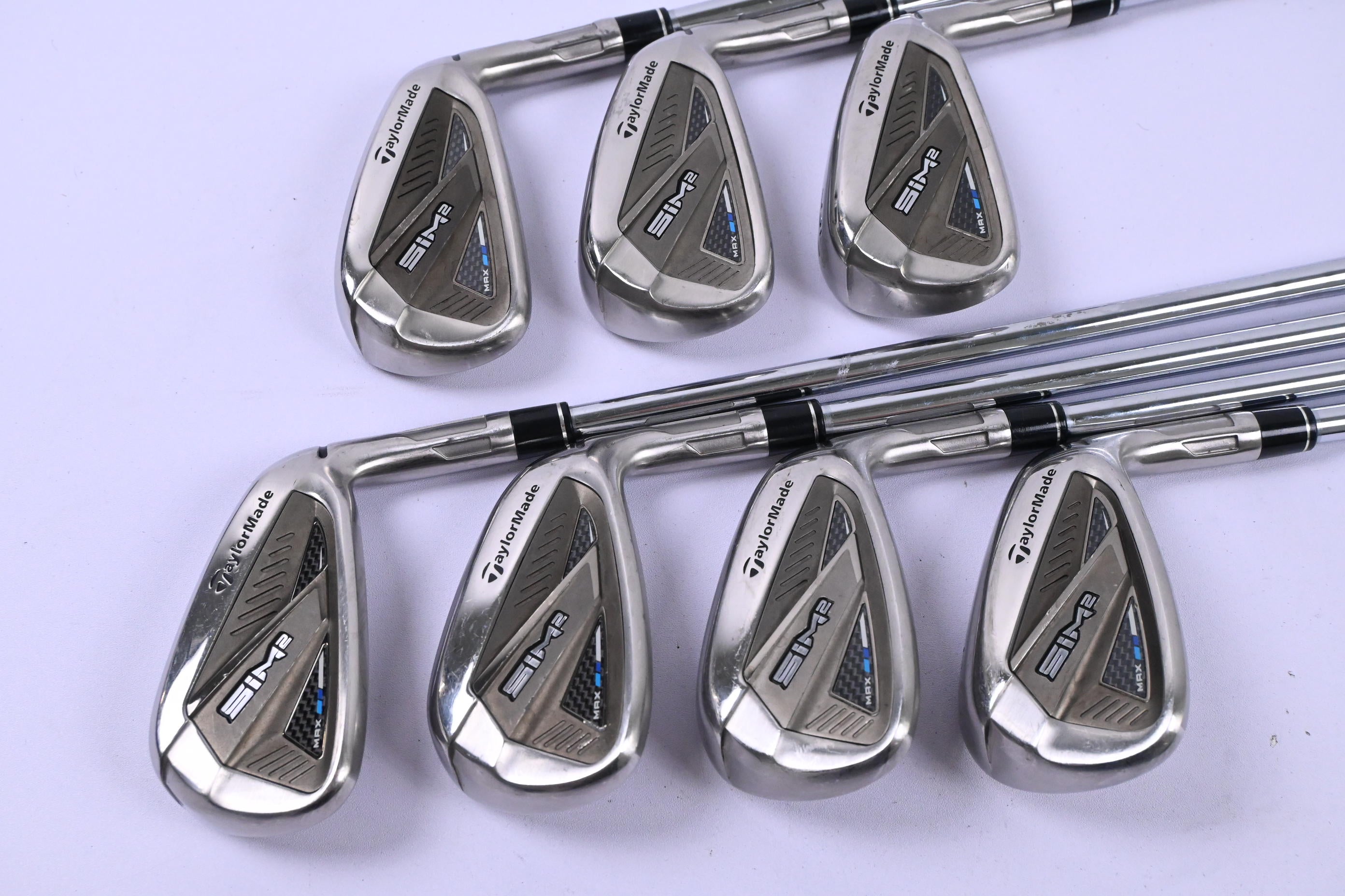 Taylormade SIM2 Max Irons / 4-PW / Stiff Flex KBS Max MT 85 Shafts