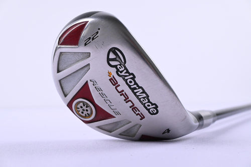 TaylorMade Burner 2007 #4 Hybrid / 22 Degree / Regular Flex REAX 65 Shaft