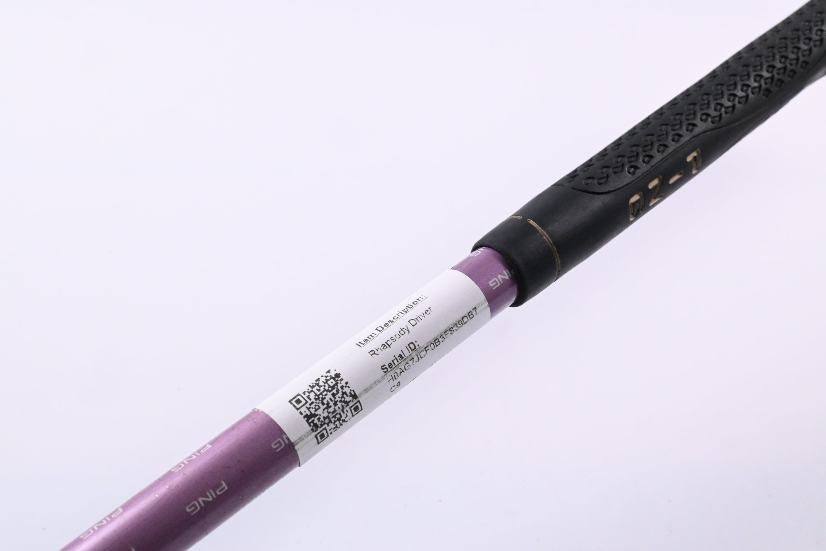 Ladies Ping Rhapsody Driver / 12 Degree / Ladies Flex Ping Shaft
