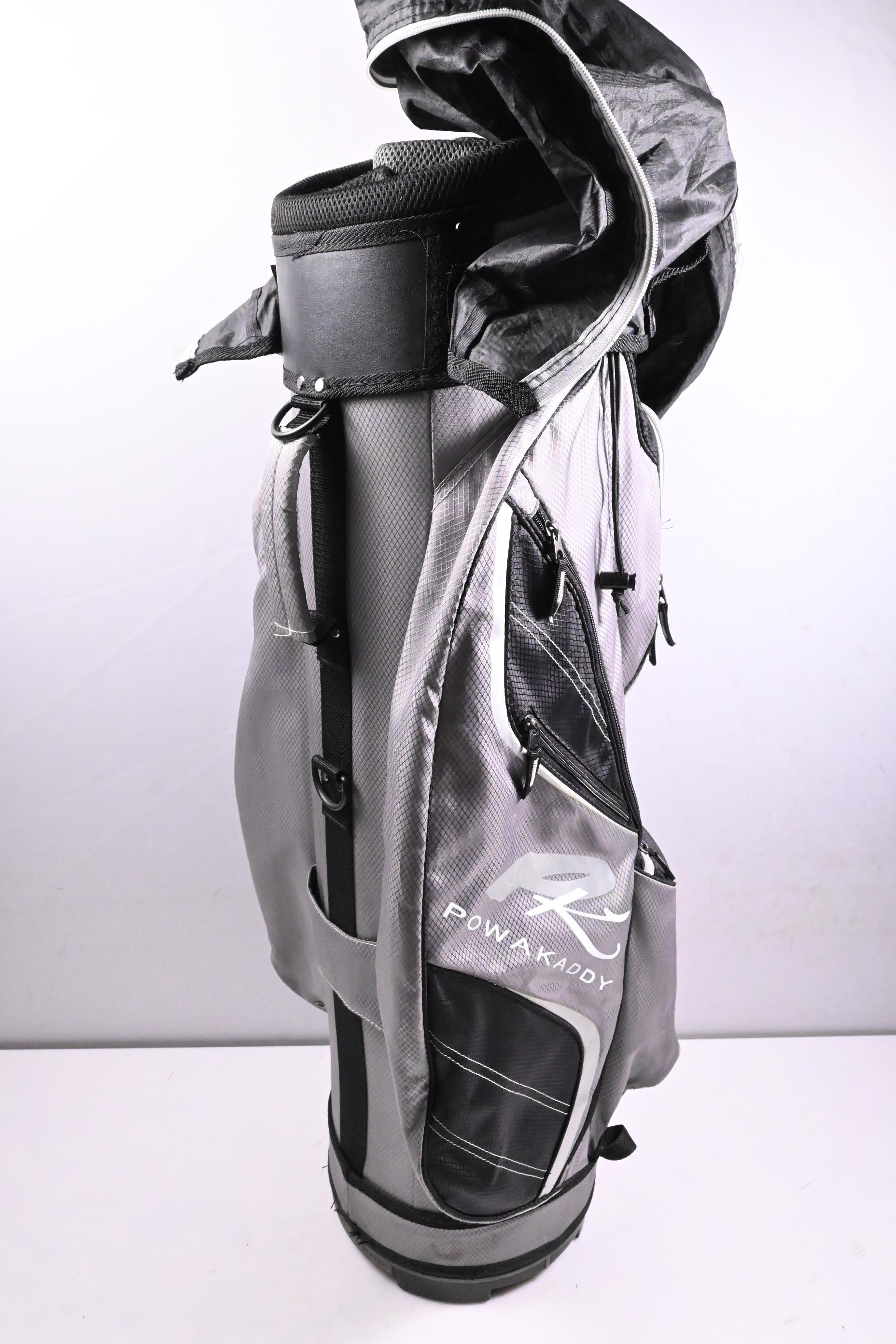 Powakaddy Lite Edition Cart Bag / 14-Way Divider / Grey, Black