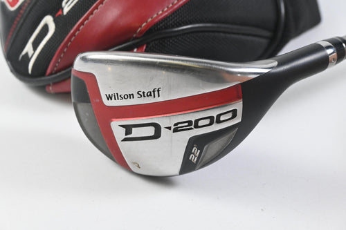 Wilson D200 #4 Hybrid / 22 Degree / Regular Flex UST Elements Chrome 54 Shaft