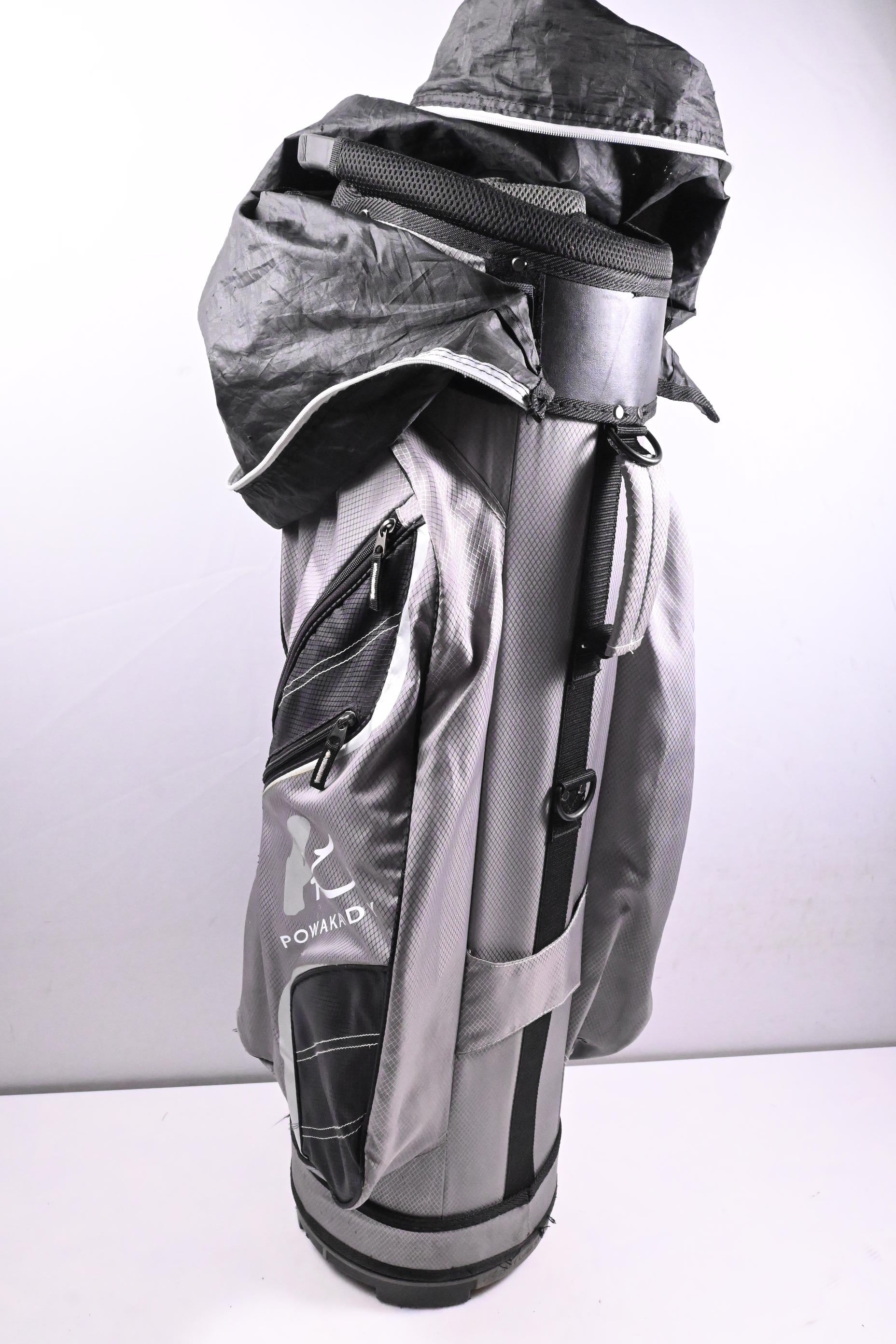 Powakaddy Lite Edition Cart Bag / 14-Way Divider / Grey, Black