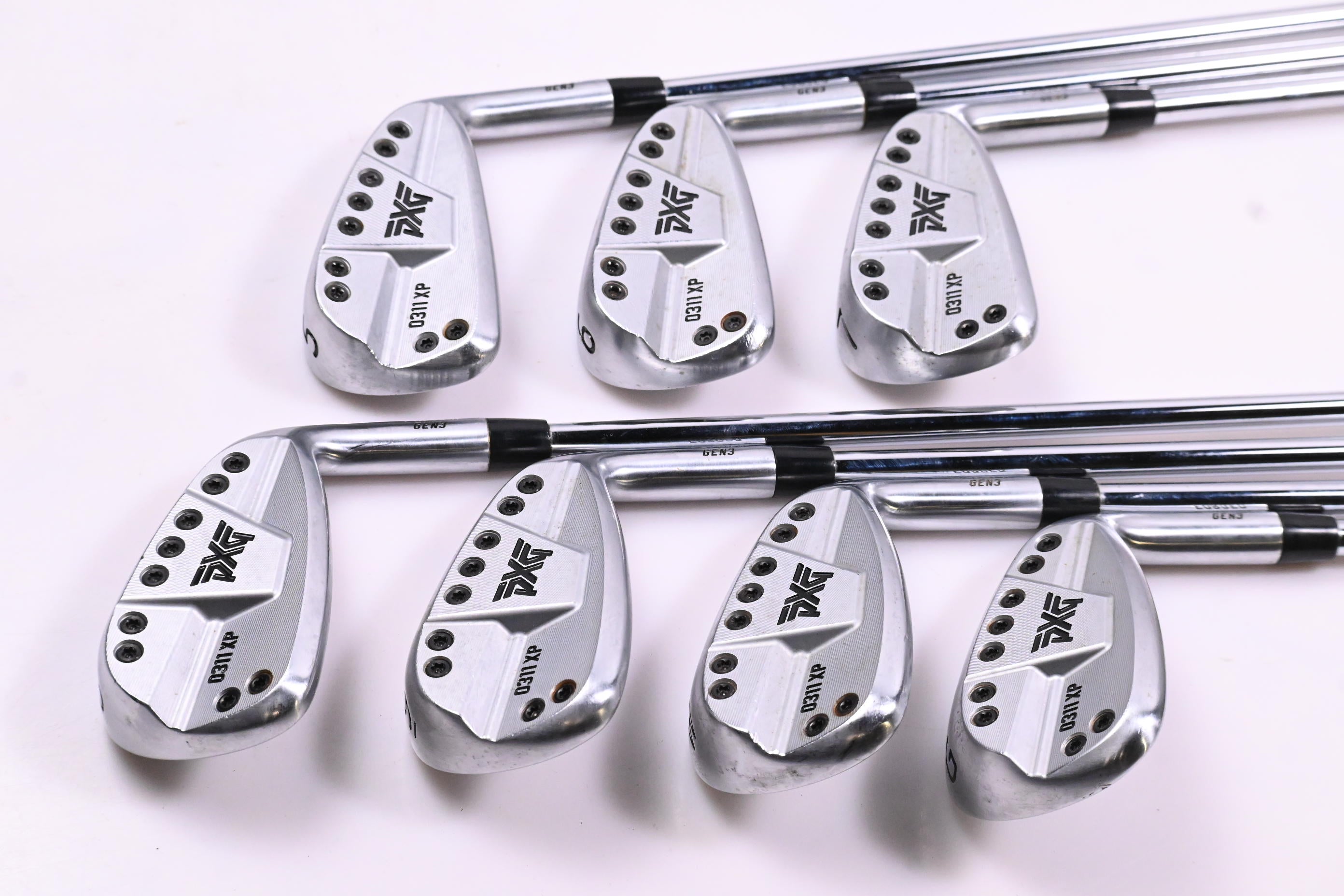 PXG 0311 XP Gen3 Irons / 5-PW+GW / Regular Flex Elevate MPH 95 Shafts