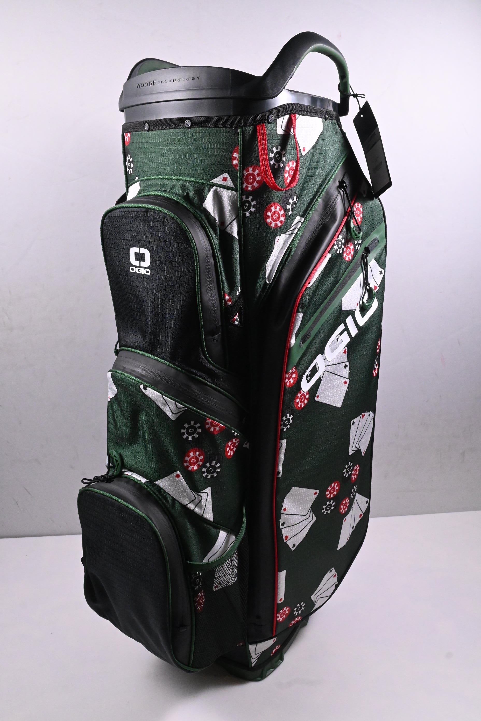 Ogio All Elements Silencer Cart Bag / 14-Way Divider / Green