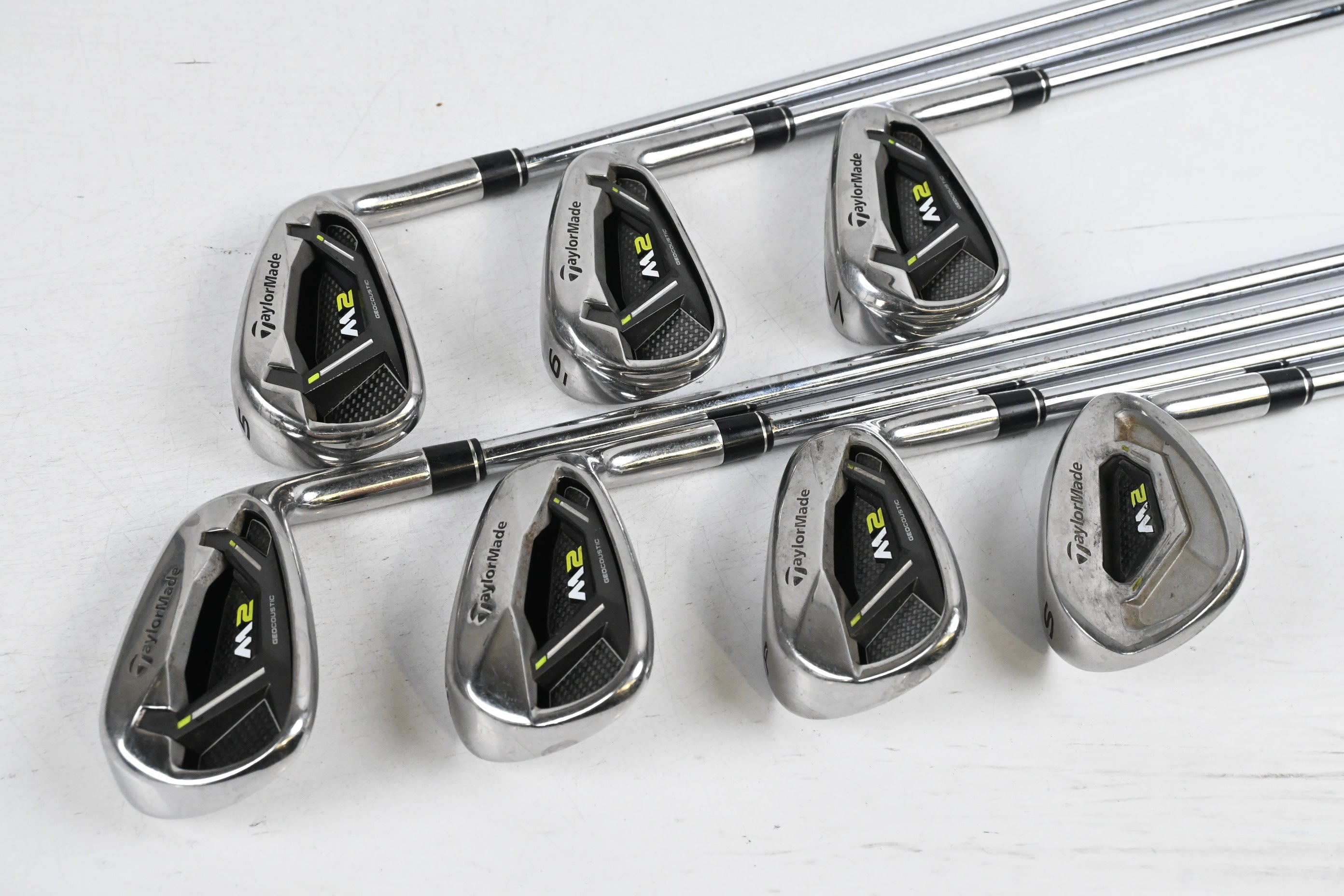 Taylormade M2 2019 Irons / 5-PW+SW / Regular Flex Reax Steel 88 Shafts