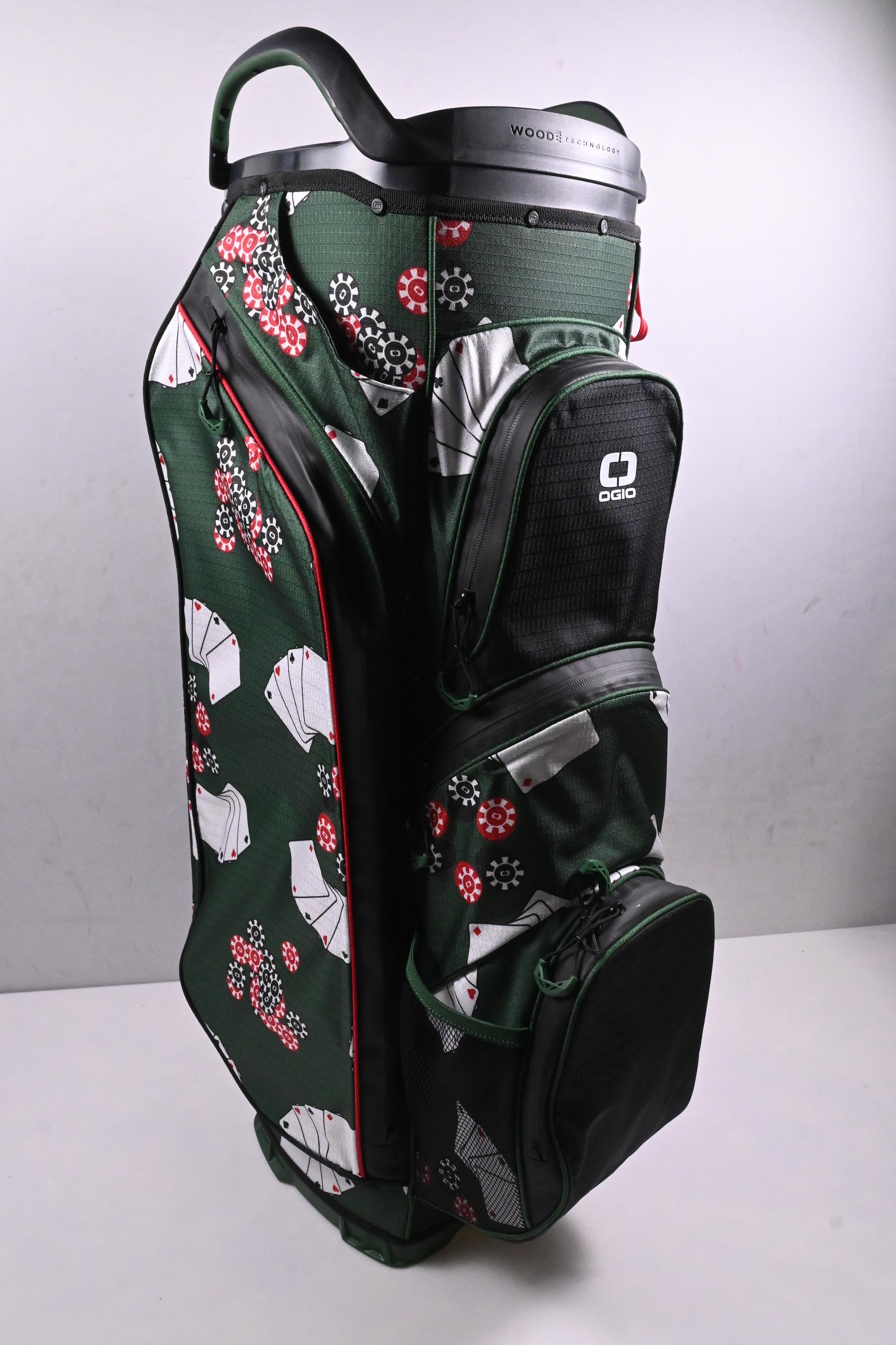 Ogio All Elements Silencer Cart Bag / 14-Way Divider / Green
