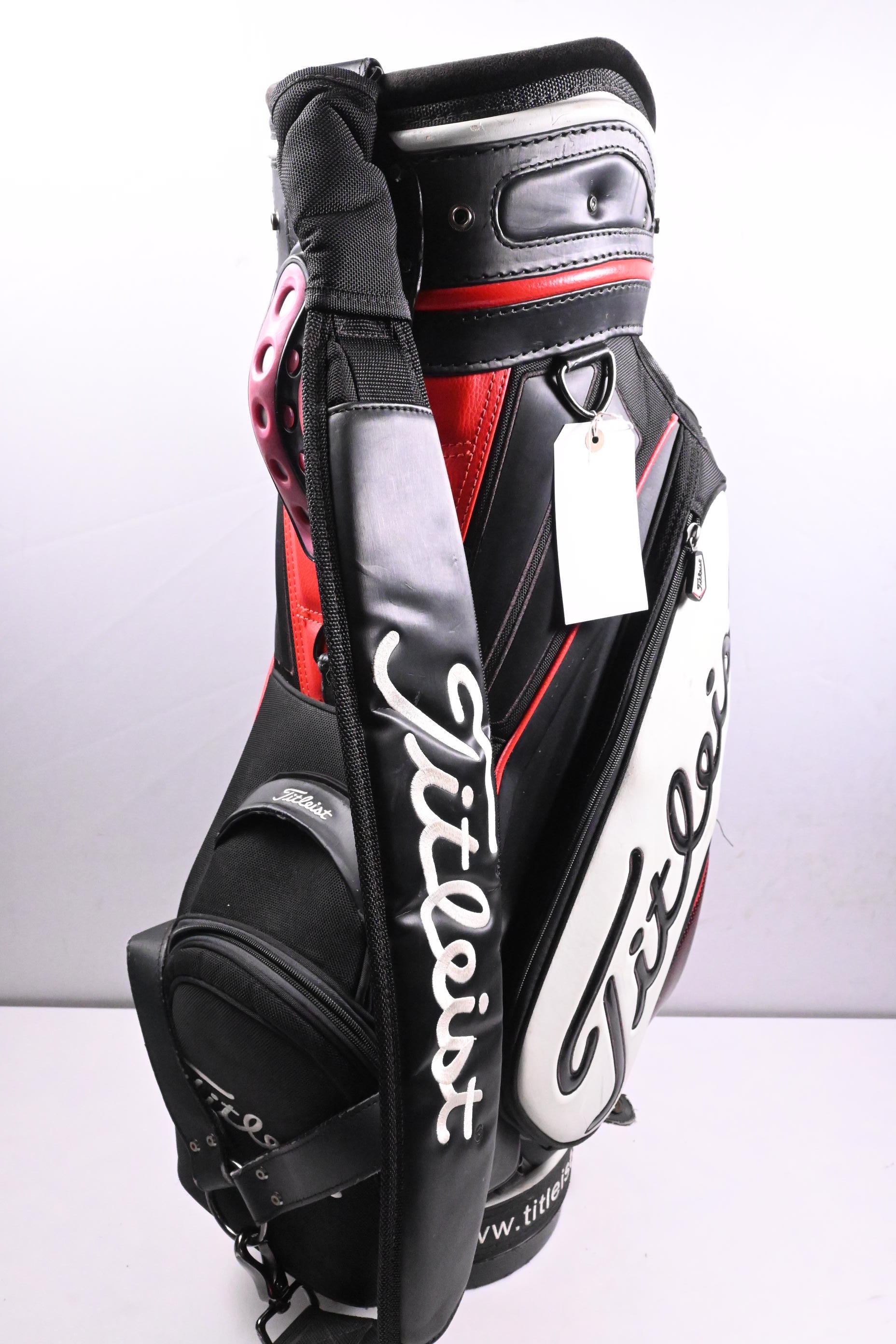 Titleist Tour Bag / 6-Way Divider / Black, White, Red