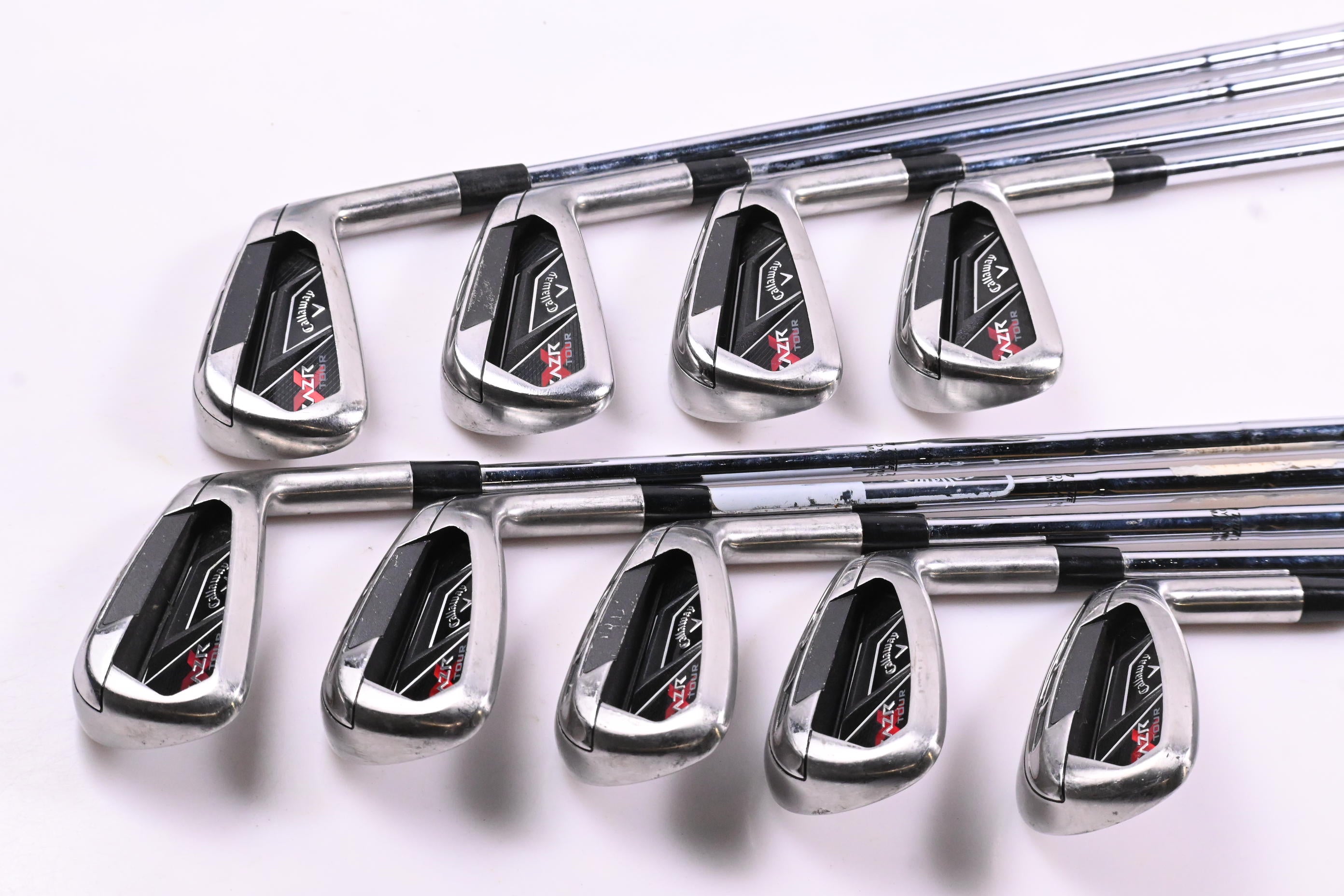 Callaway RAZR X Tour Irons / 3-PW+GW / Stiff Flex Dynamic Gold S300 Shafts