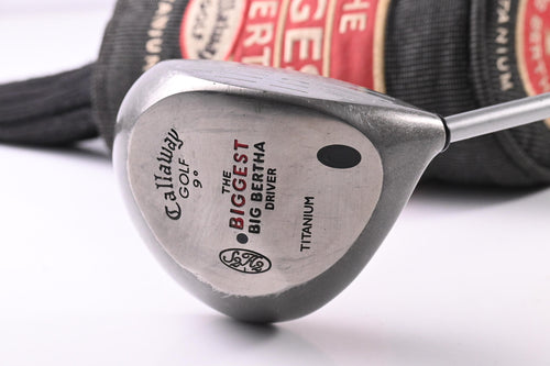 Callaway Biggest Big Bertha Driver / 9 Degree / Firm Flex Callaway Shaft