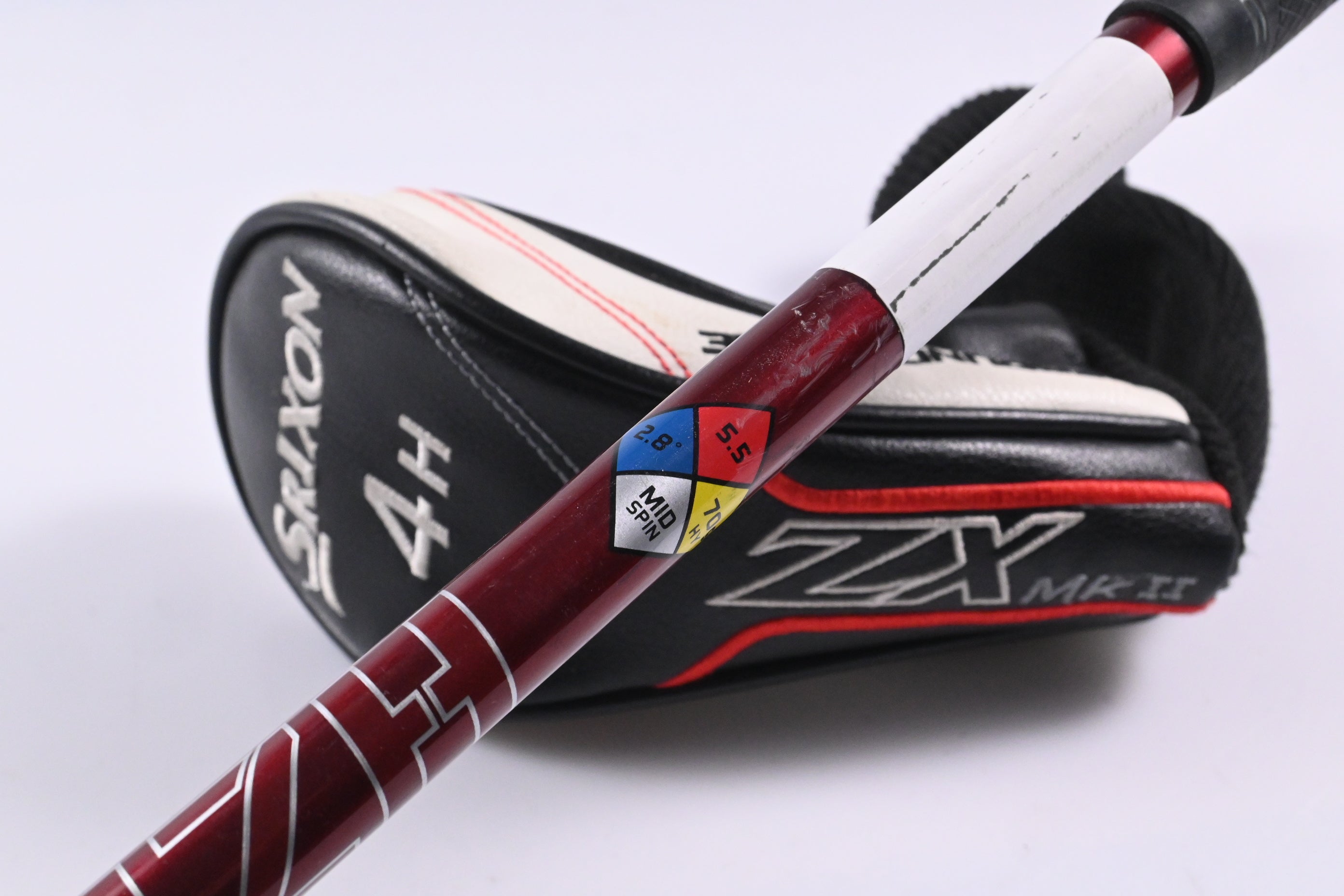 Srixon ZX Mk II 2023 #4 Hybrid / 22 Degree / Regular Flex HZRDUS Smoke RDX Red 70