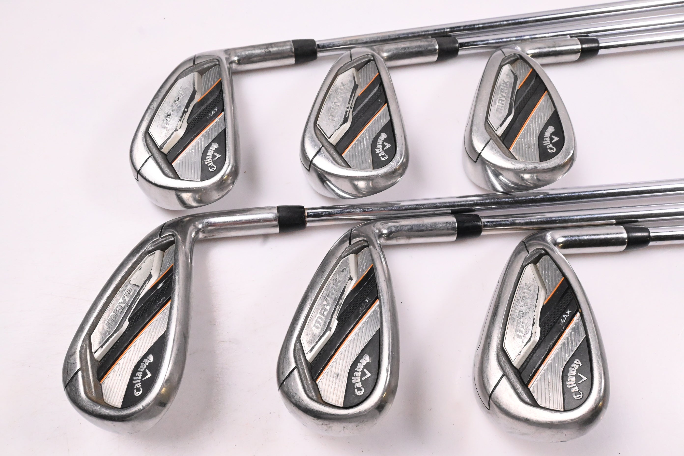Callaway Mavrik Max Irons / 6-PW+GW / Regular Flex KBS MAX 80 Shafts