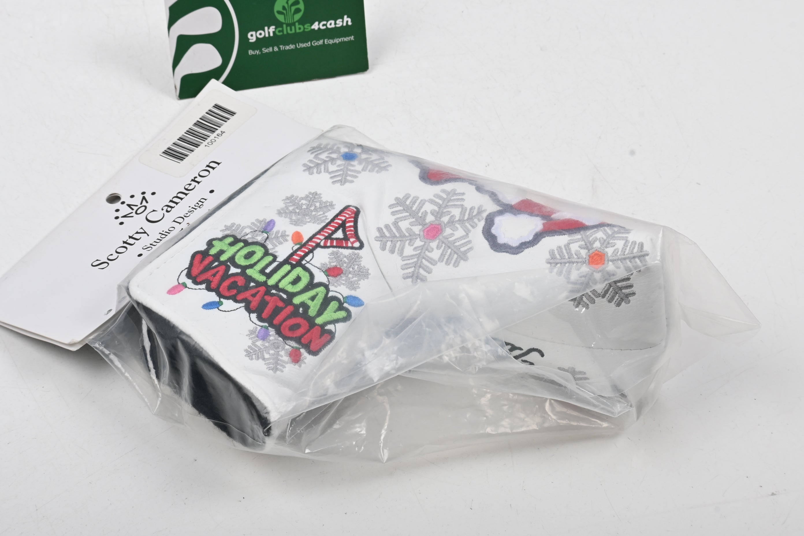 Scotty Cameron 2012 Santa Putter Man Large Putter Cover / Blade / White