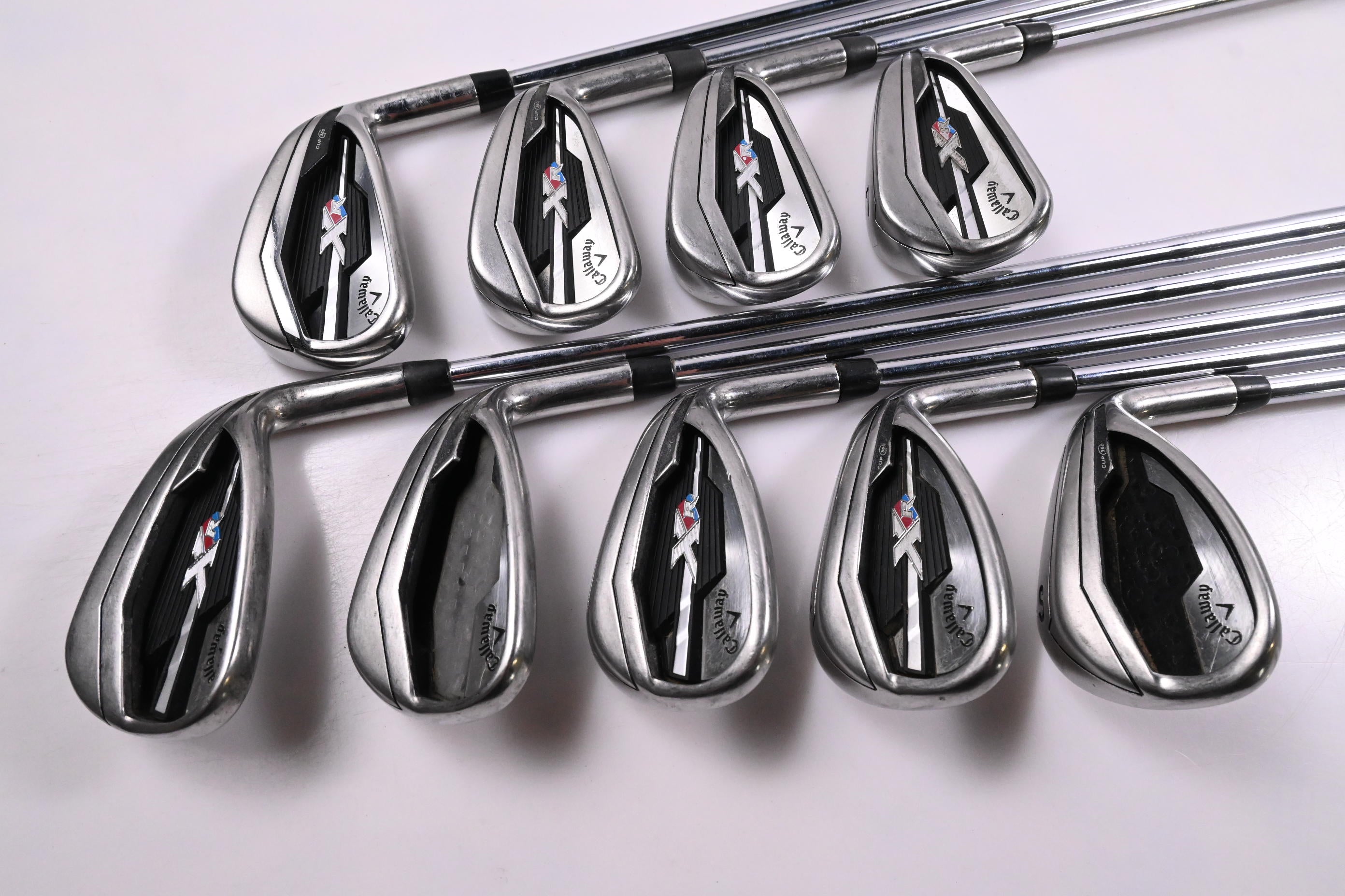 Callaway XR Irons / 4-PW+GW+SW / Regular Flex SpeedStep 80 Shafts