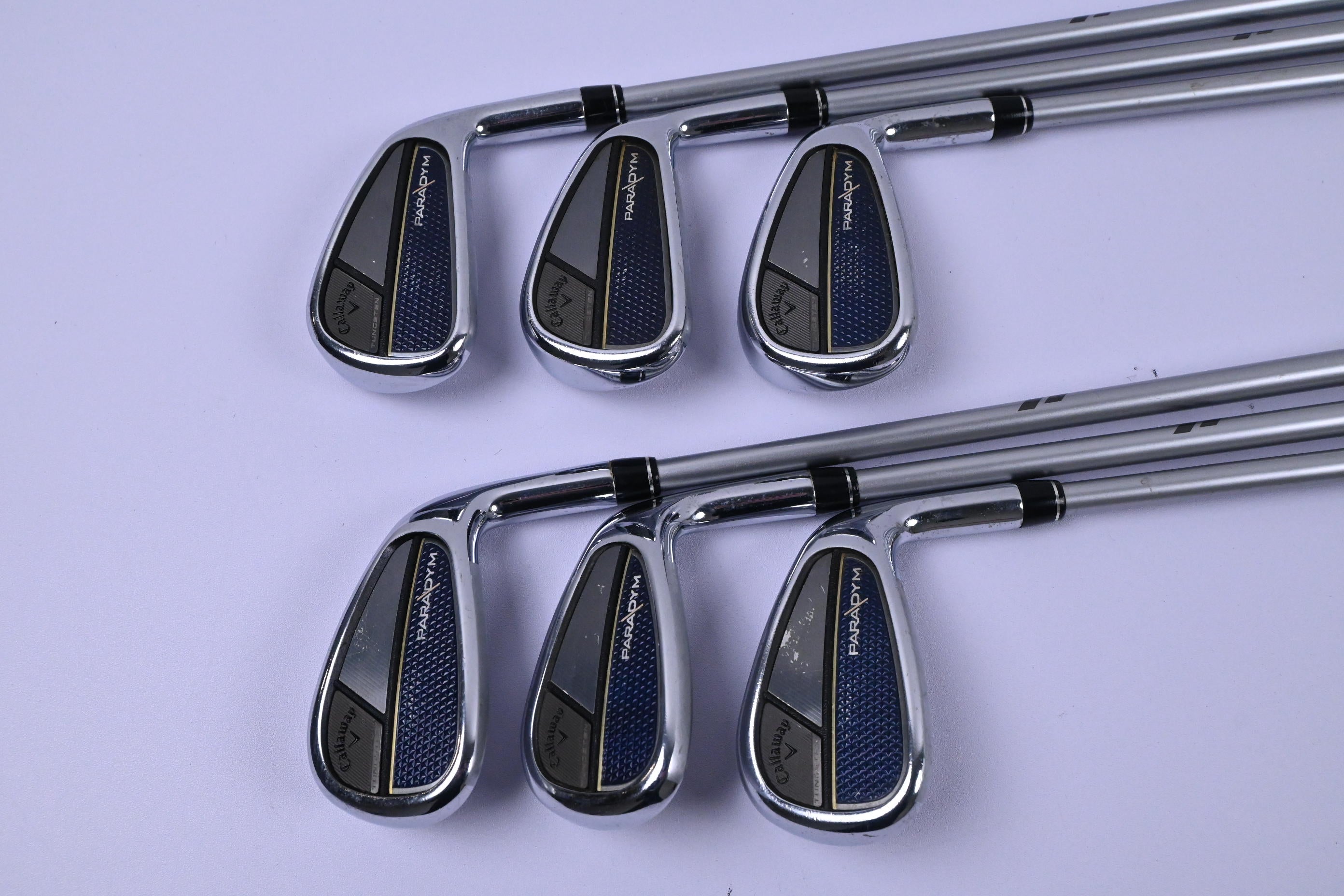 Callaway Paradym Irons / 6-PW+GW / Senior Flex Aldila Ascent 50 Shaft