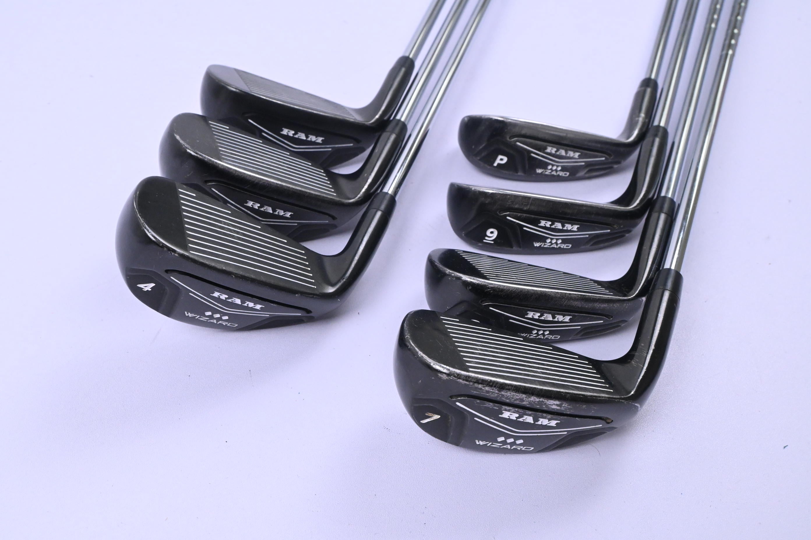 RAM Wizard Irons / 4-PW / Regular Flex KBS Max 80 Shafts