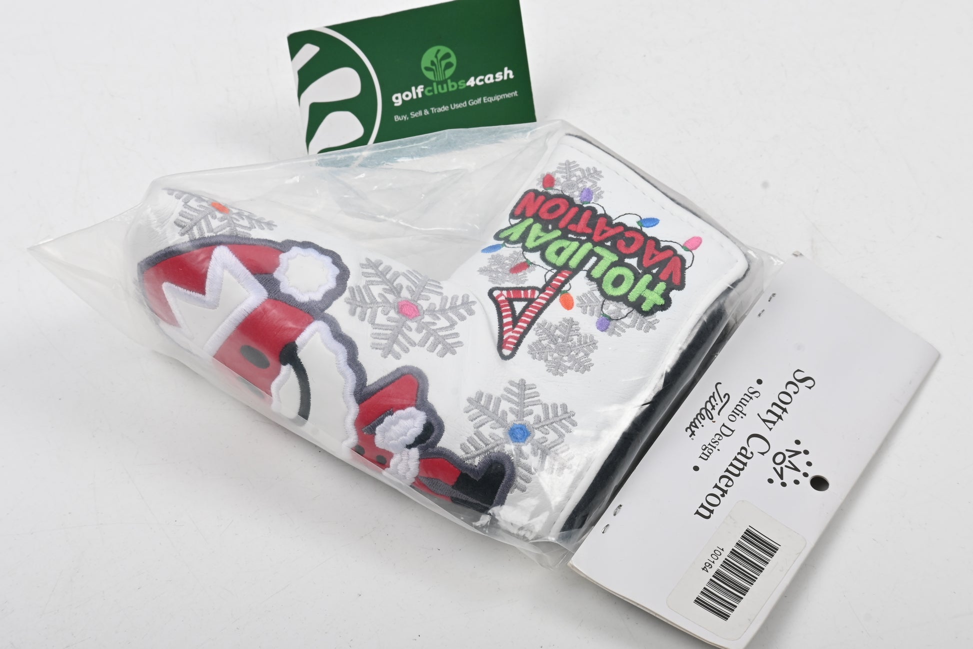 Scotty Cameron 2012 Santa Putter Man Large Putter Cover / Blade / White