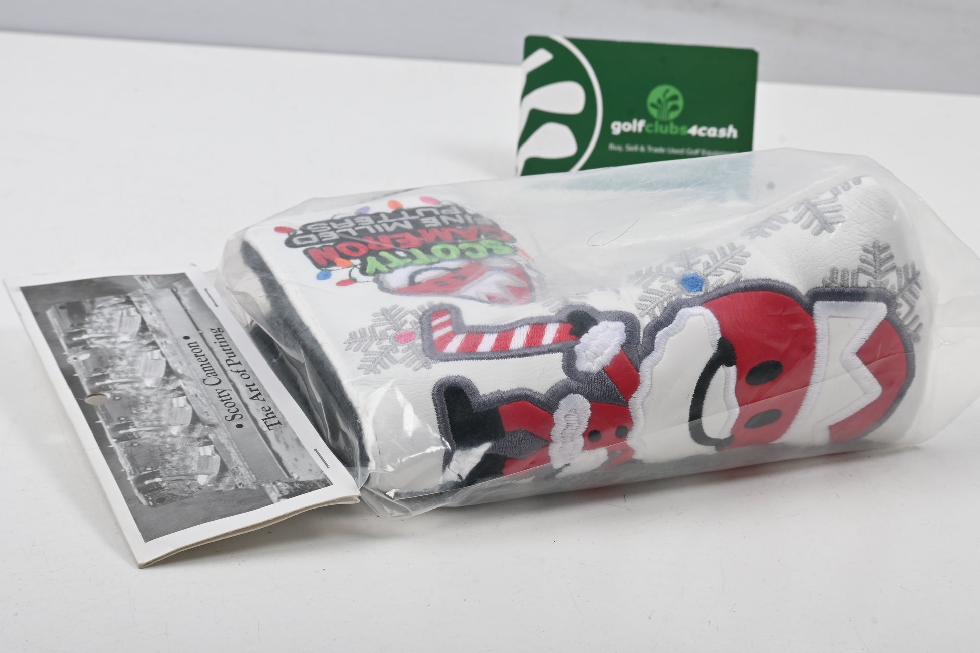 Scotty Cameron 2012 Santa Putter Man Large Putter Cover / Blade / White