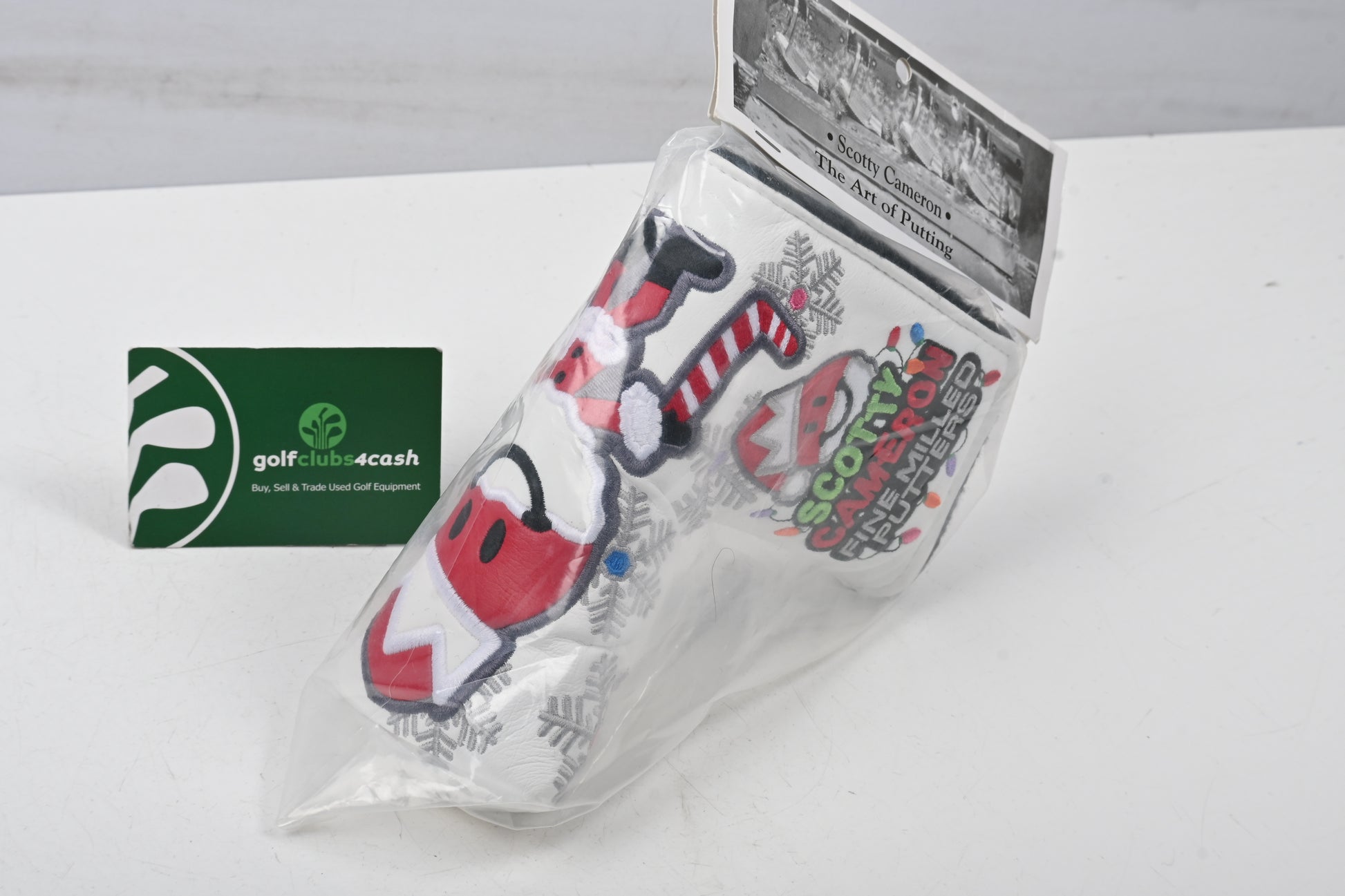 Scotty Cameron 2012 Santa Putter Man Large Putter Cover / Blade / White