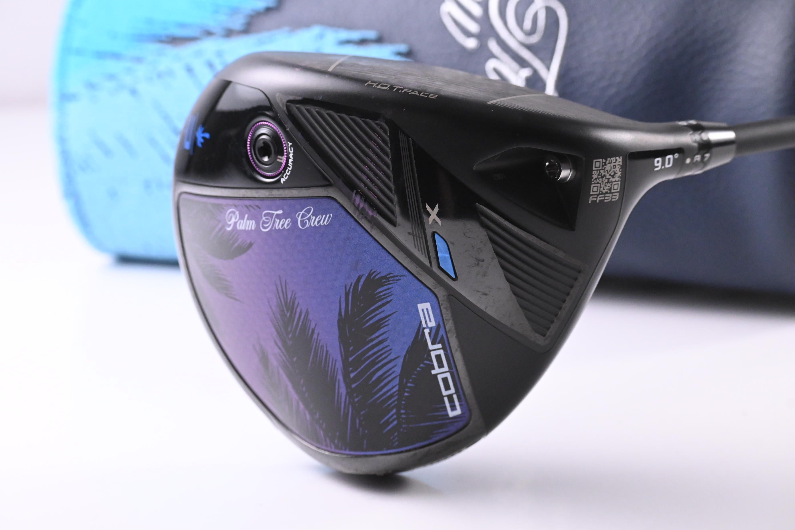 Cobra OPTM X Palm Tree Crew Driver / 9 Degree / X-Flex Kai'li White DarkWave 60