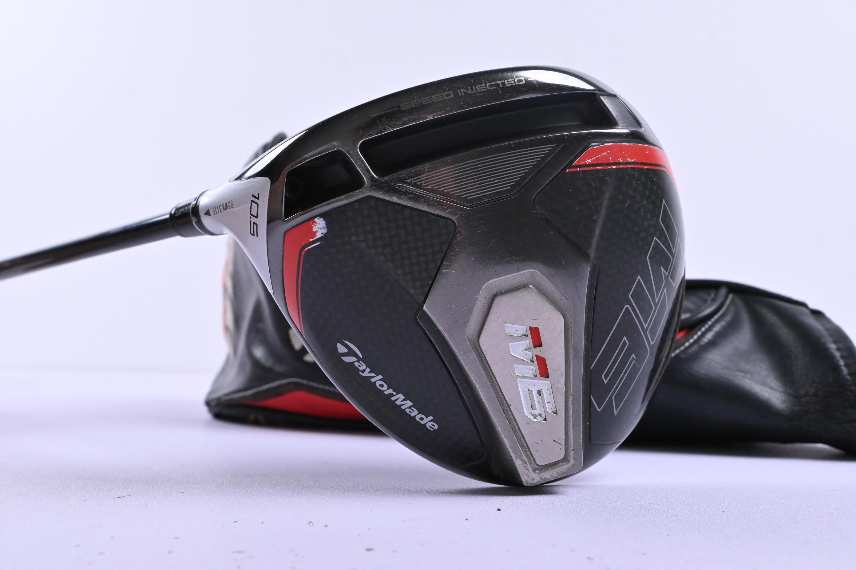 Left Hand Taylormade M6 Driver / 10.5 Degree / Stiff Flex Atmos Black 6 Shaft