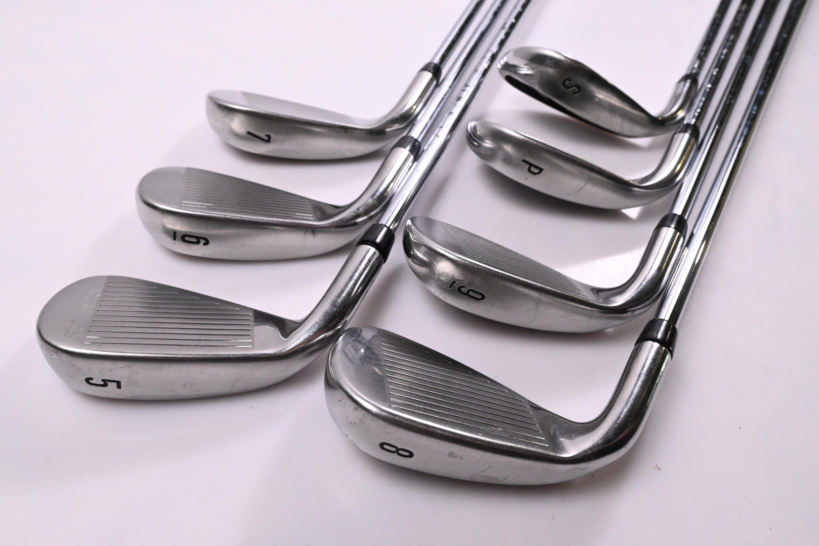 Callaway Rogue Irons / 5-PW+SW / Stiff Flex XP ST15 95 S300 Shafts