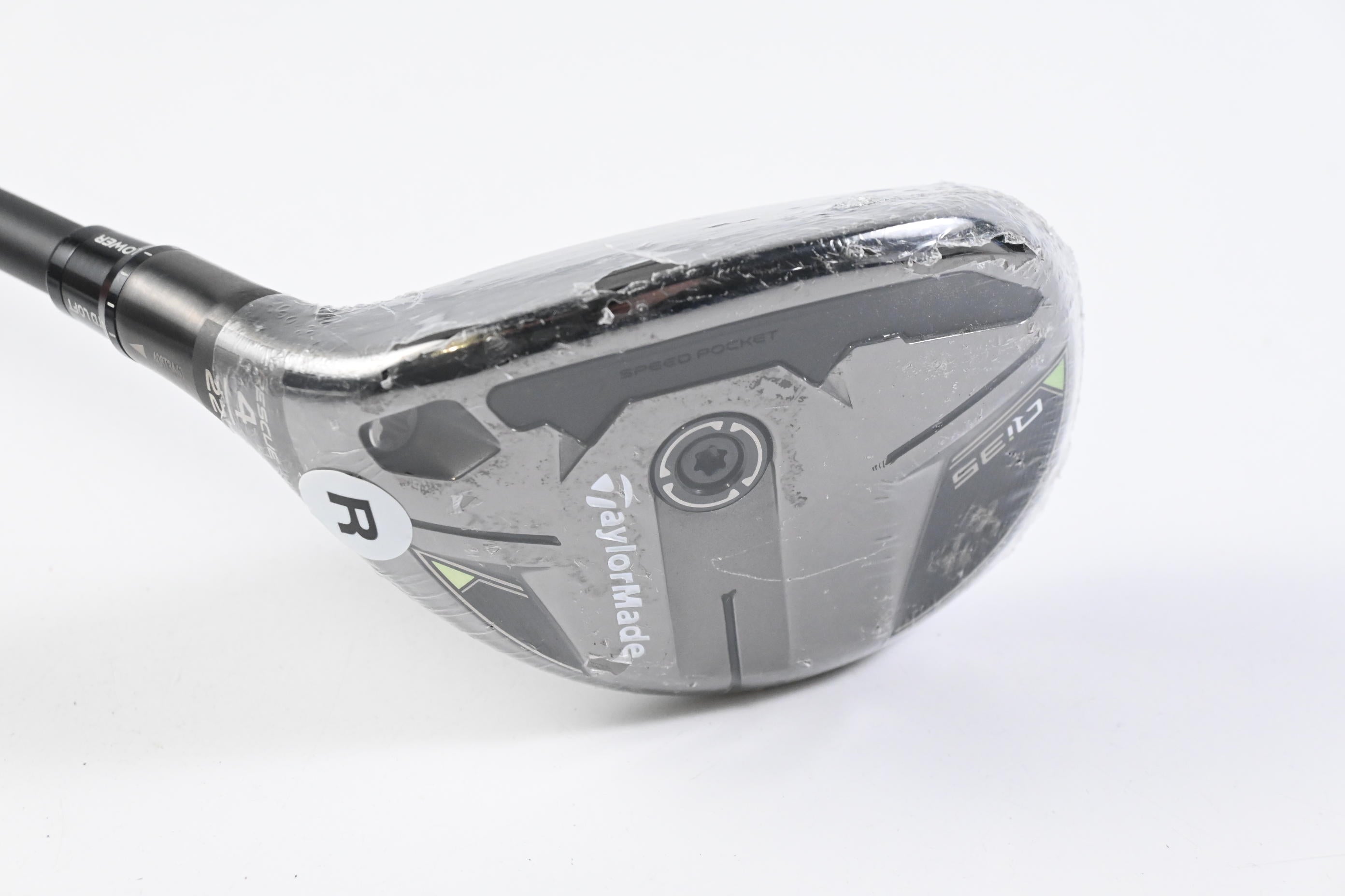 Left Hand Taylormade Qi35 #4 Hybrid / 22 Degree / Regular Flex Fujikura Ventus