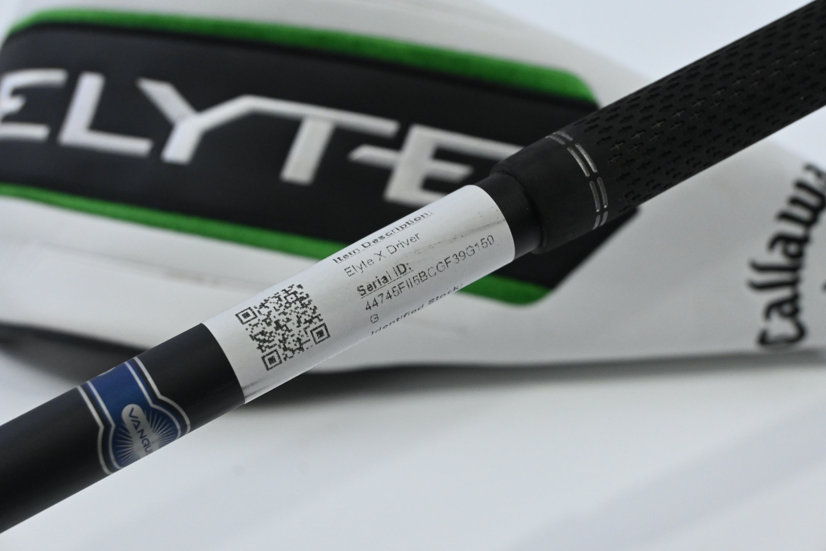 Callaway Elyte X Driver / 12 Degree / Regular Flex Vanquish 4 Shaft