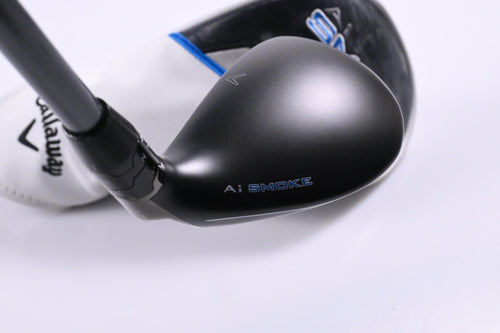 Callaway Paradym Ai Smoke HL #4 Hybrid / 21 Degree / Regular Flex HZRDUS Silver 65
