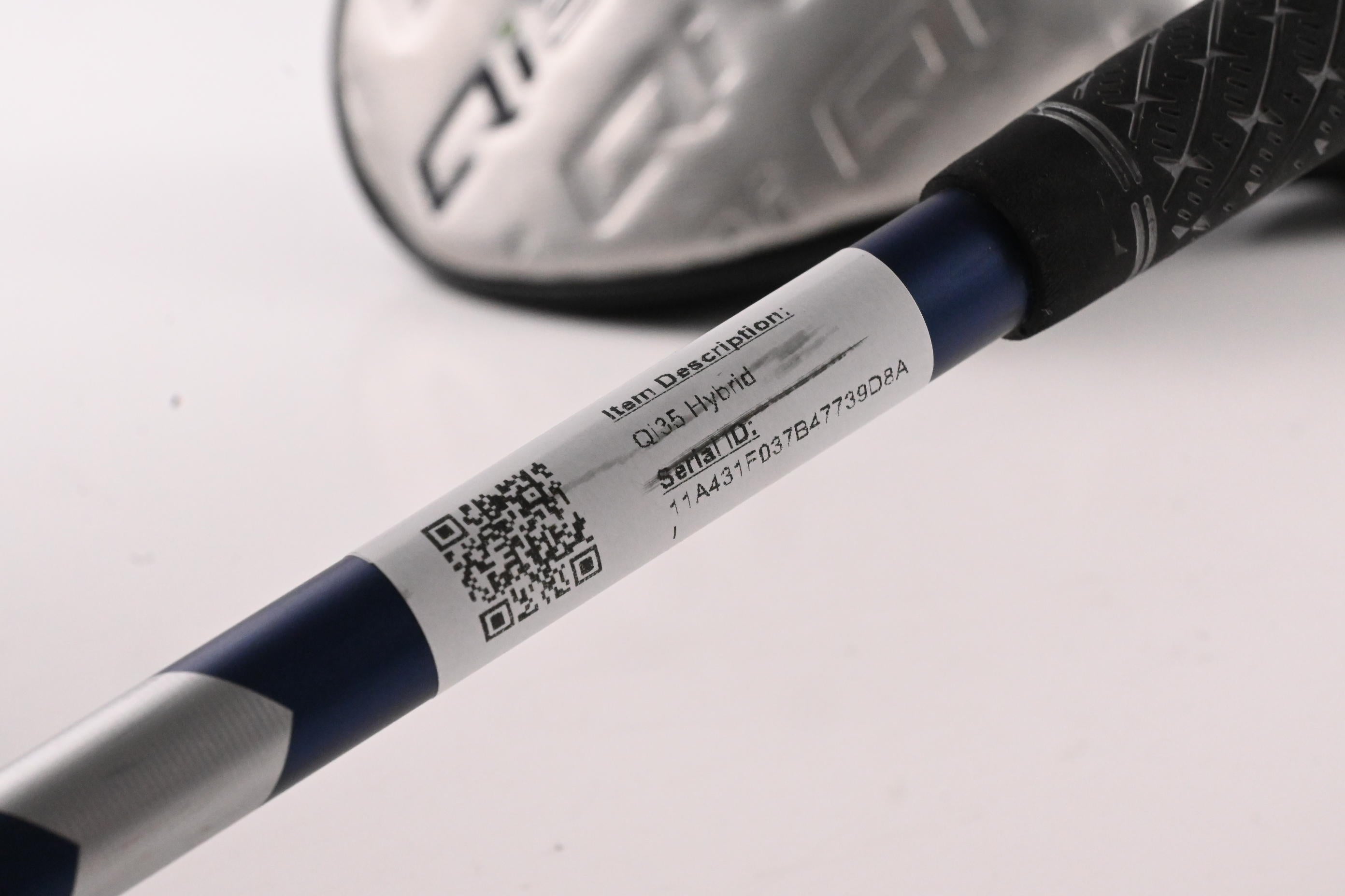 Taylormade Qi35 #3 Hybrid / 19 Degree / Stiff Flex Ventus Blue 7 Shaft