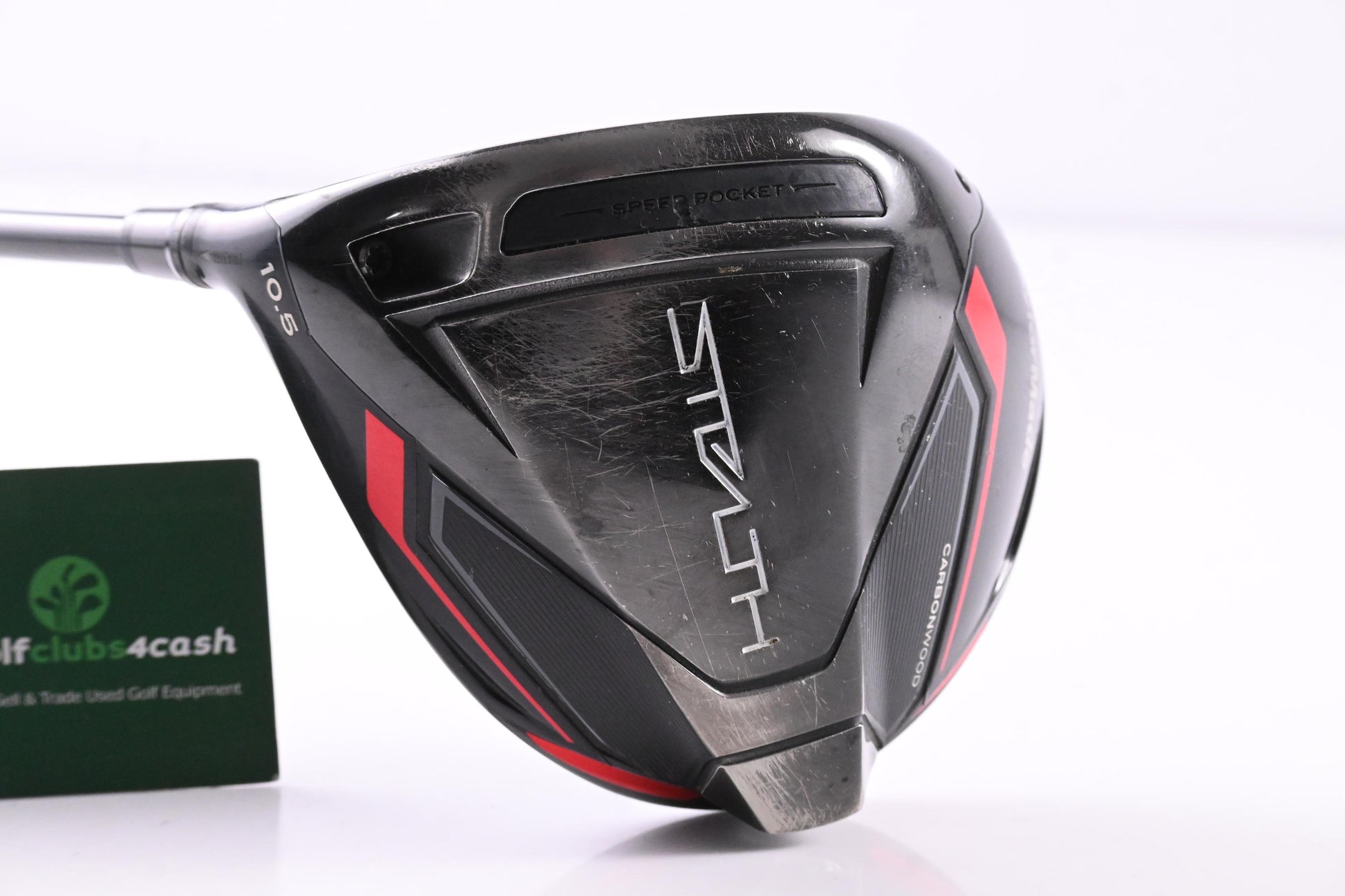 Left Hand Taylormade Stealth Driver / 10.5 Degree / Stiff Flex Ventus TR Red 5