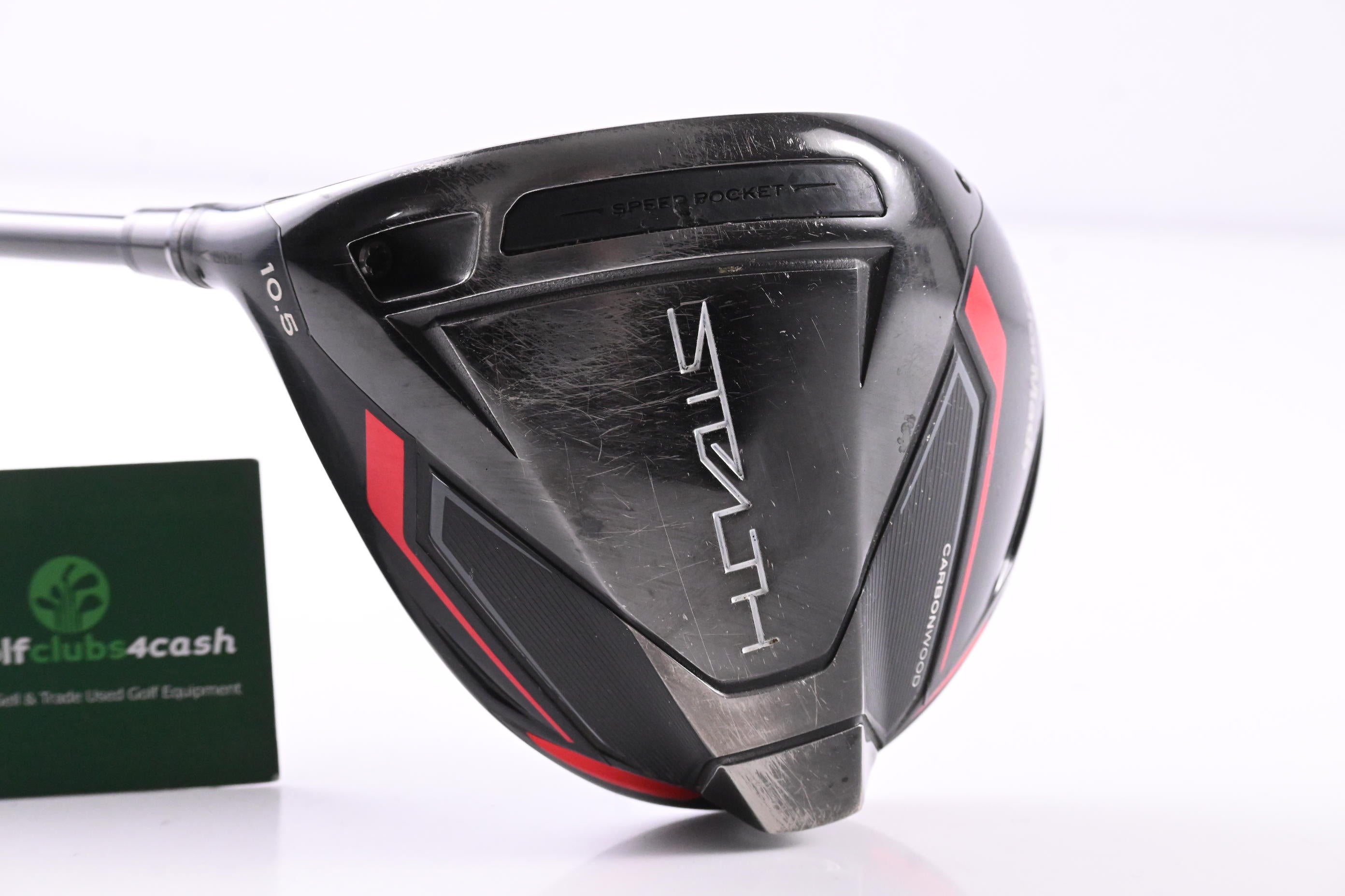 Left Hand Taylormade Stealth Driver / 10.5 Degree / Stiff Flex Ventus TR Red 5