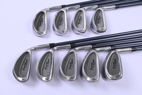 Simmons Shark Attack Irons / 3-PW+SW / Regular Flex Aldila Pro Attack Shafts