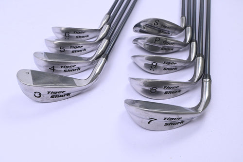 Simmons Shark Attack Irons / 3-PW+SW / Regular Flex Aldila Pro Attack Shafts