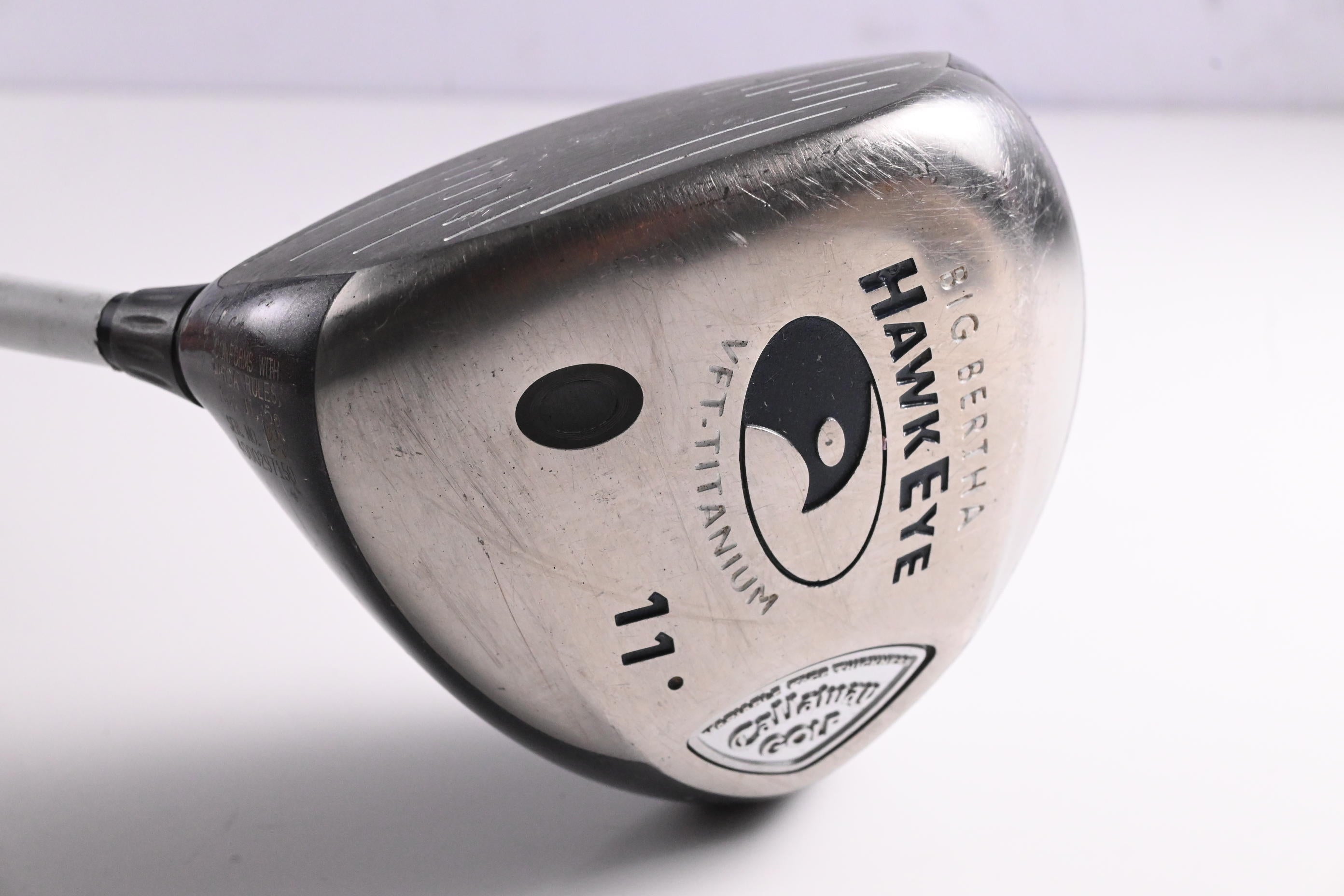 Left Hand Callaway Hawk Eye VFT Driver / 11 Degree / Light Flex Callaway System