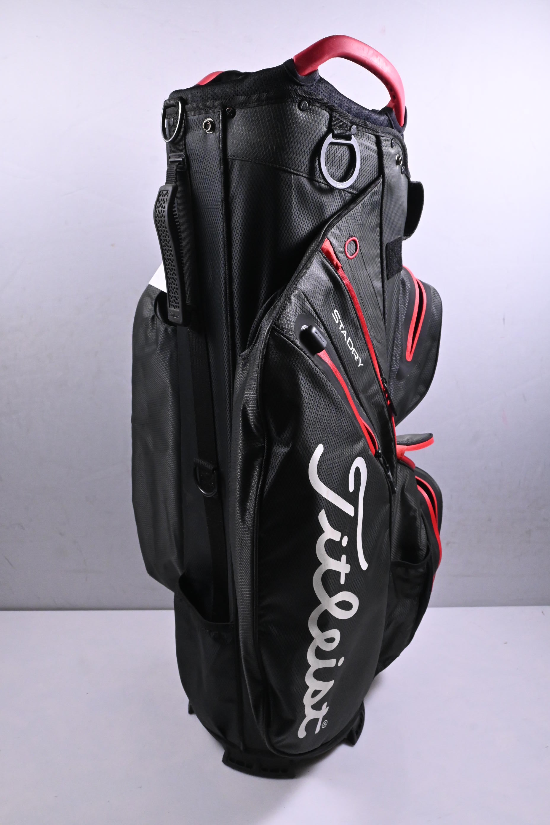 Titleist StaDry Cart Bag / 14-Way Divider / Black, Red