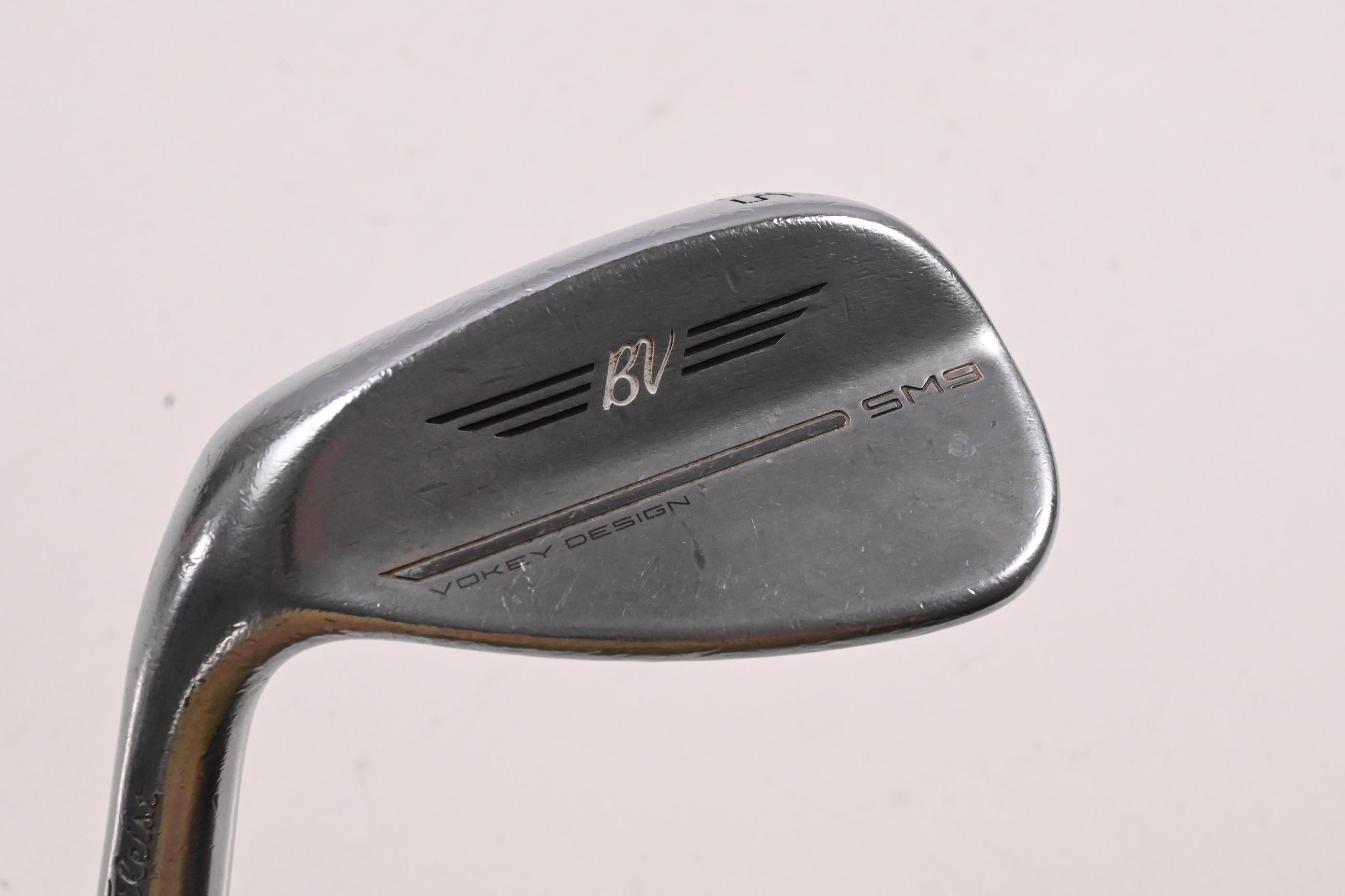 Left Hand Titleist Vokey SM9 Gap Wedge / 50 Degree / Wedge Flex Titleist Vokey Shaft