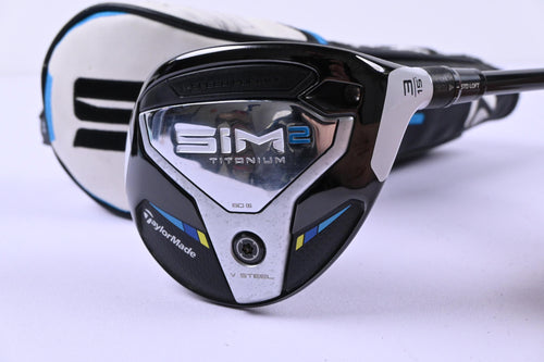 TaylorMade SIM2 Ti #3 Wood / 15 Degree / Stiff Flex Tensei AV Raw Blue 65 Shaft