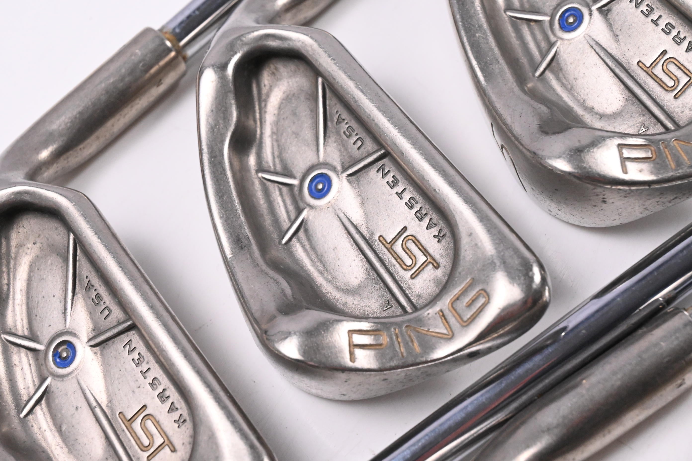 Ping ISI Nickel Irons / 3-PW / Blue Dot / Stiff Flex Dynamic Gold Shafts