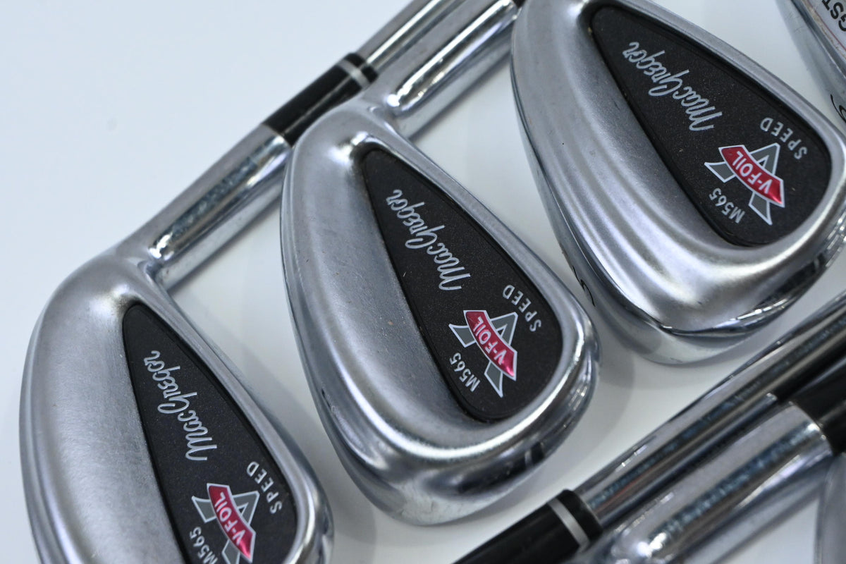 MacGregor M565 V-Foil Speed Irons / 3-PW / Regular Flex Rifle Precision Shafts