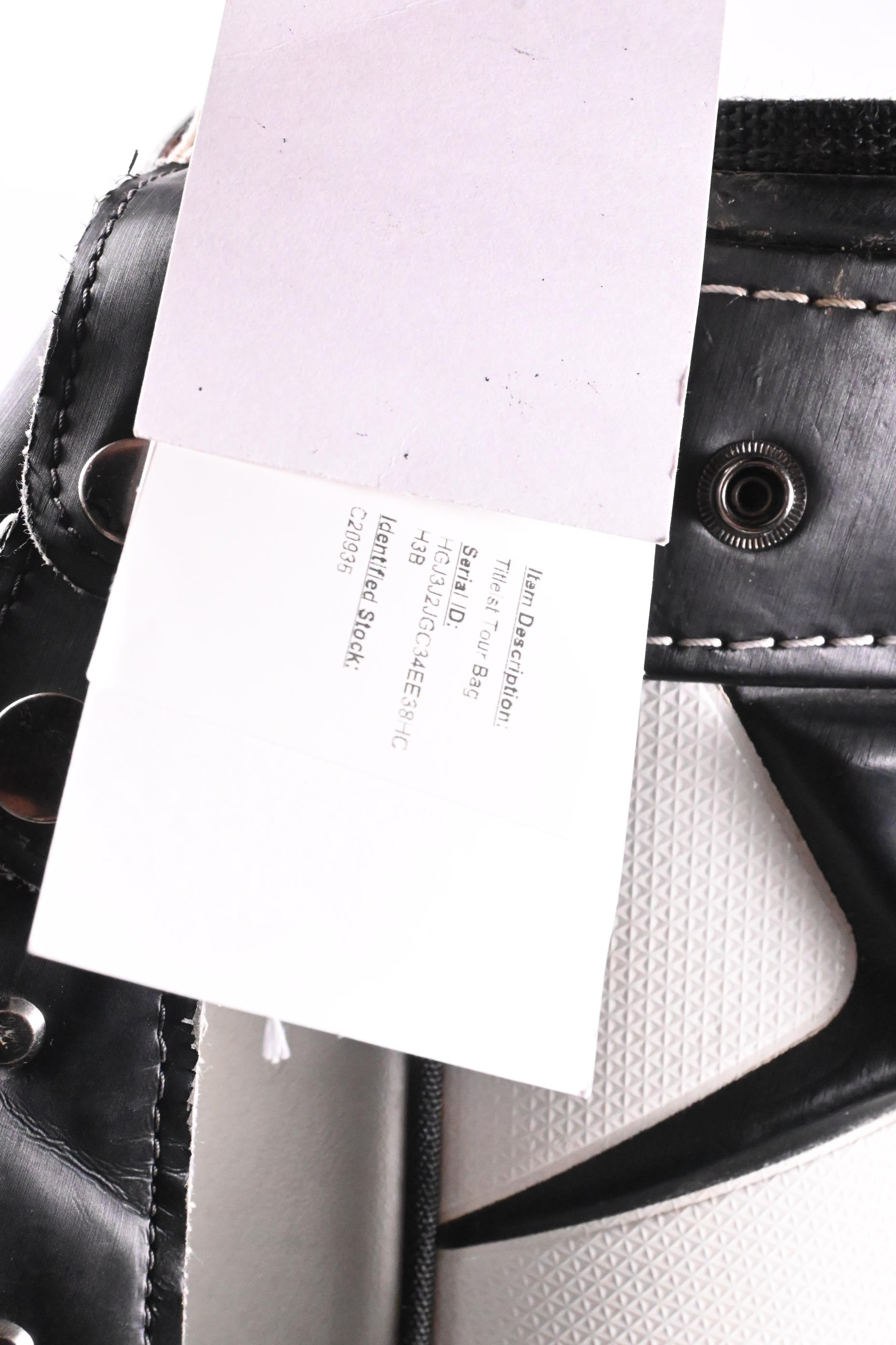 Titleist Tour Bag / 6-Way Divider / Black, White