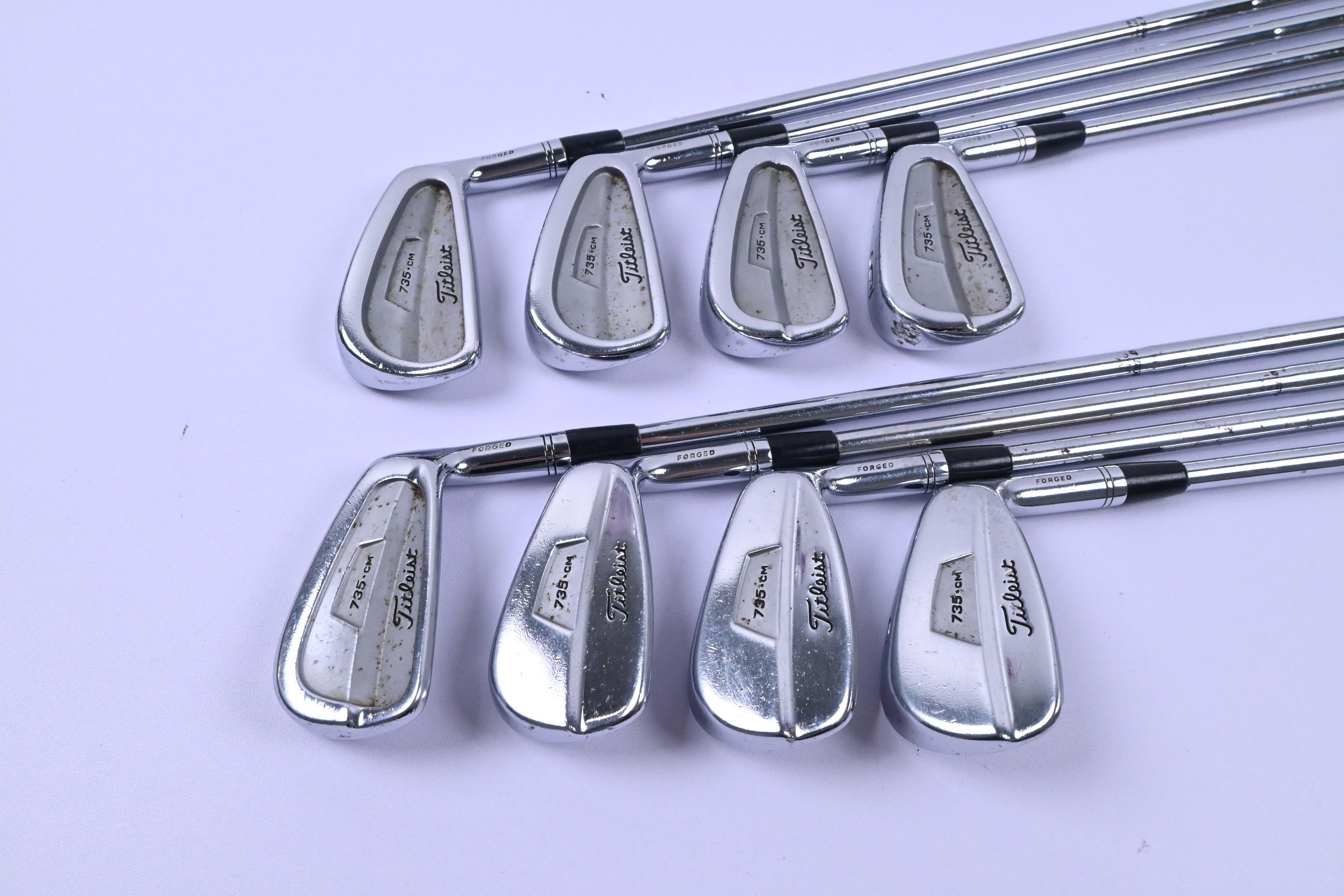 Titleist 735.CM Irons / 3-PW / Stiff Flex Dynamic Gold S300 Shafts