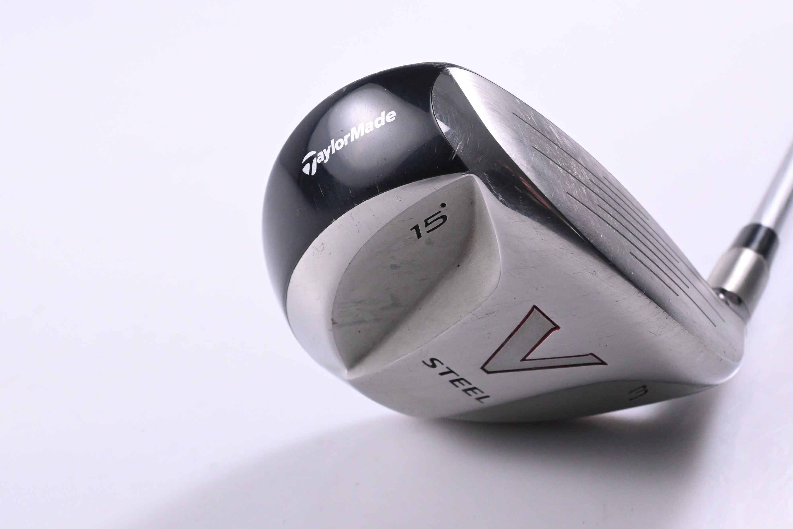 Ladies Taylormade V-Steel #3 Wood / 15 Degree / Ladies Flex Evenflow Green 45