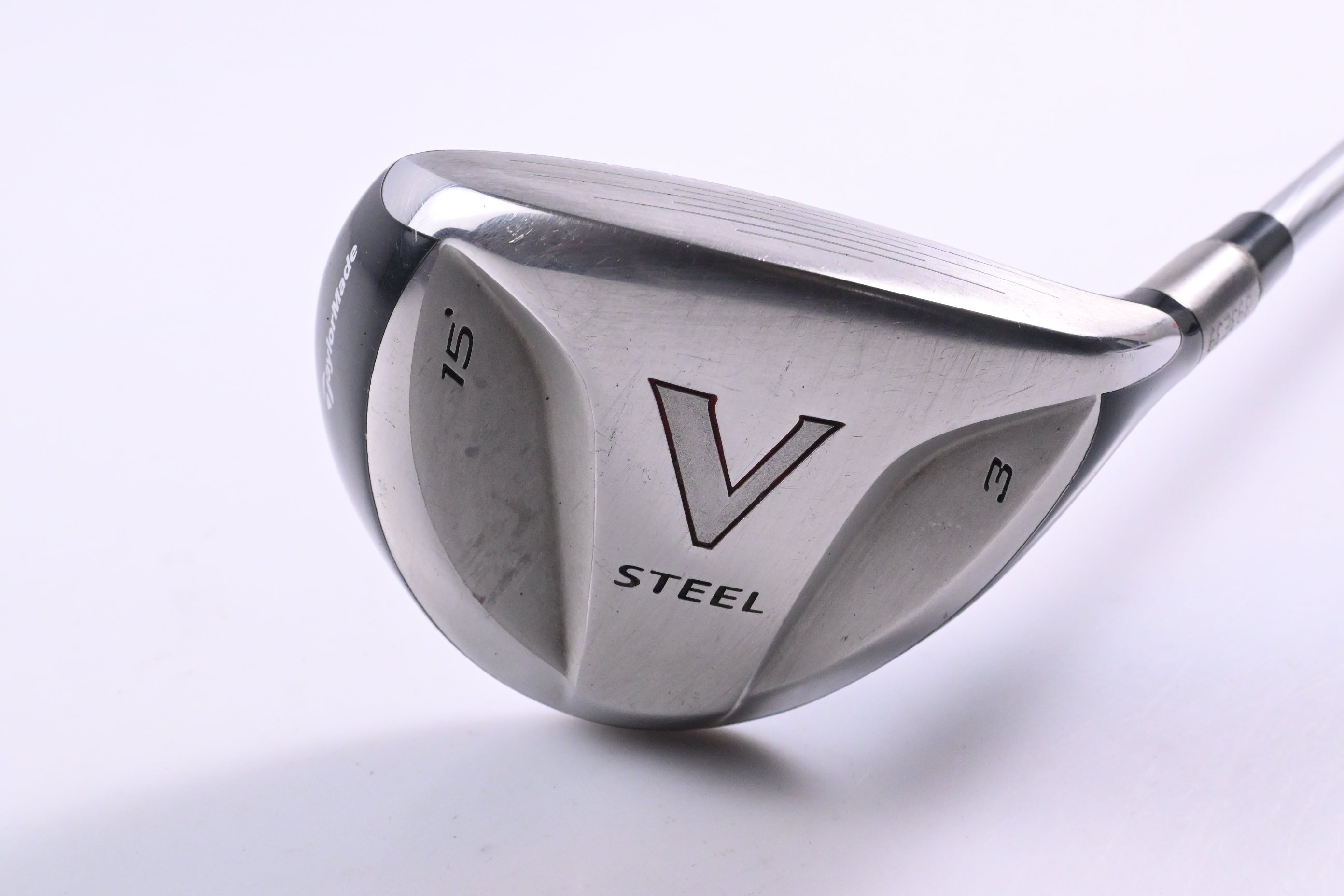 Ladies Taylormade V-Steel #3 Wood / 15 Degree / Ladies Flex Evenflow Green 45