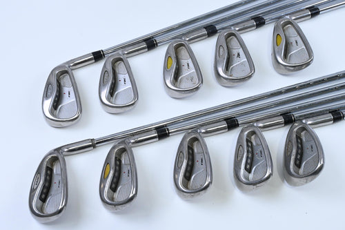 TaylorMade RAC OS Irons / 3-PW+AW+SW / Regular Flex Taylormade T-Step 90 Shafts