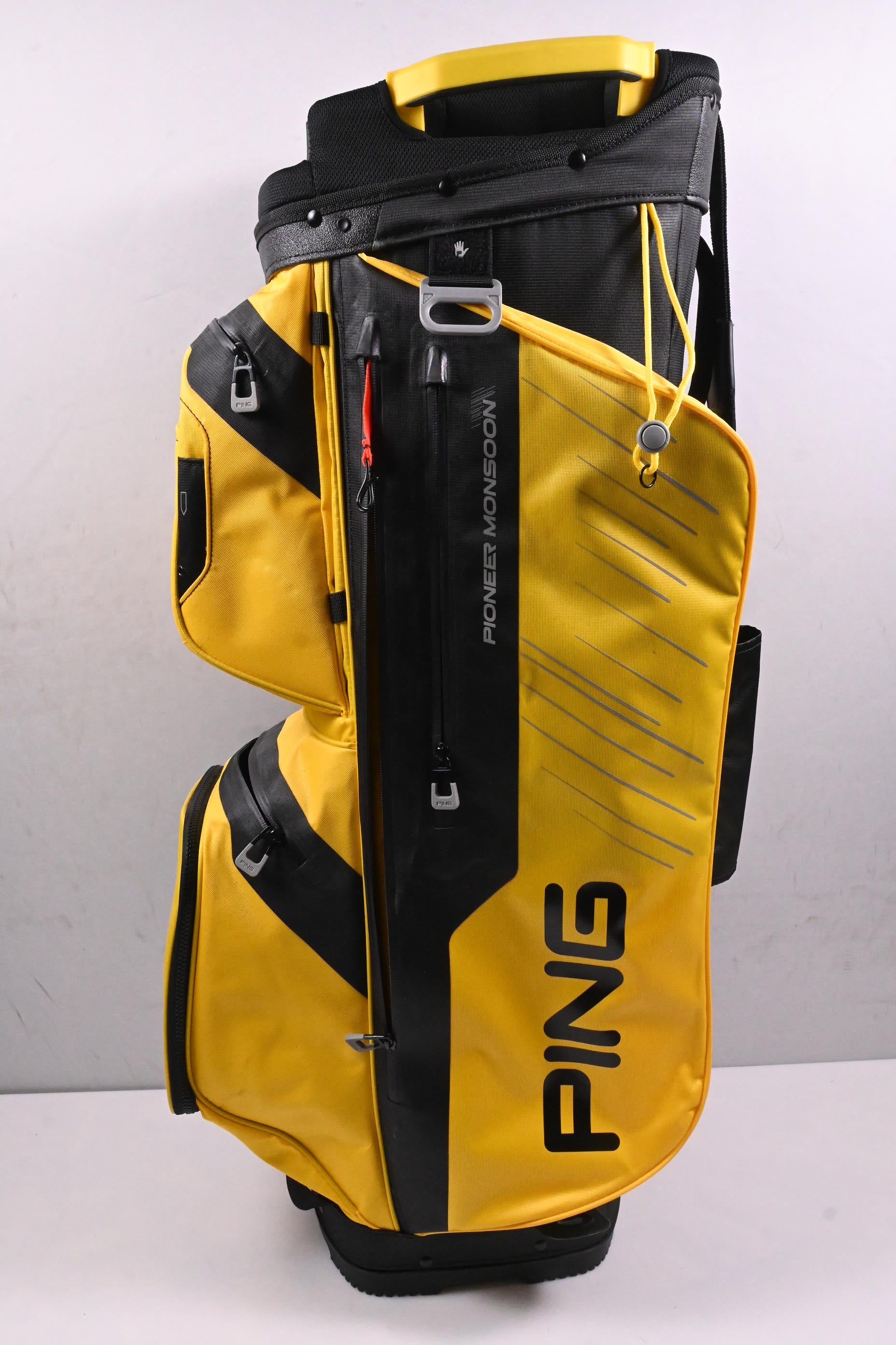 Ping Pioneer Monsoon Cart Bag / 15-Way Divider / Yellow, Black