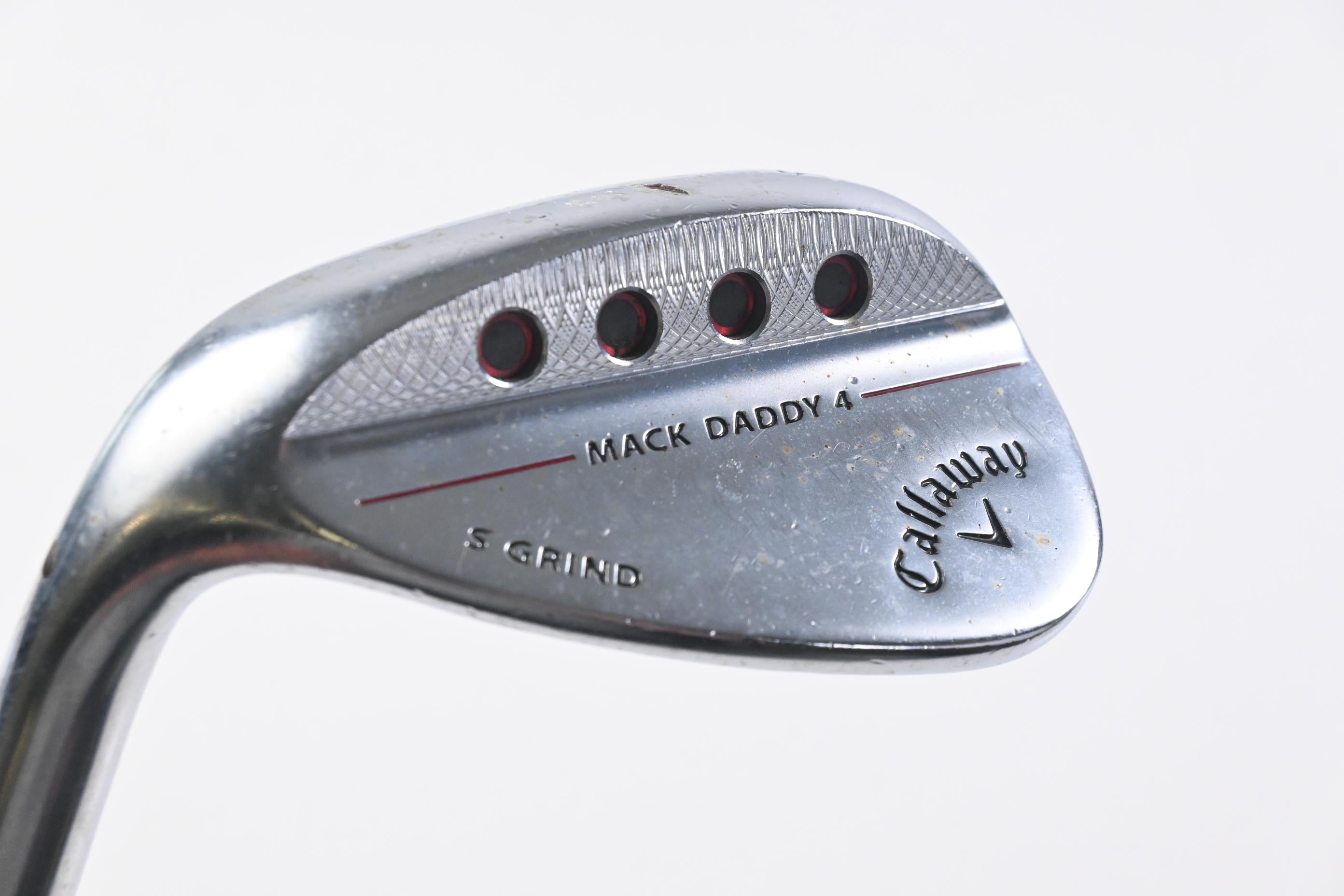 Left Hand Callaway Mack Daddy 4 Sand Wedge / 56 Degree / Stiff Flex Dynamic Gold